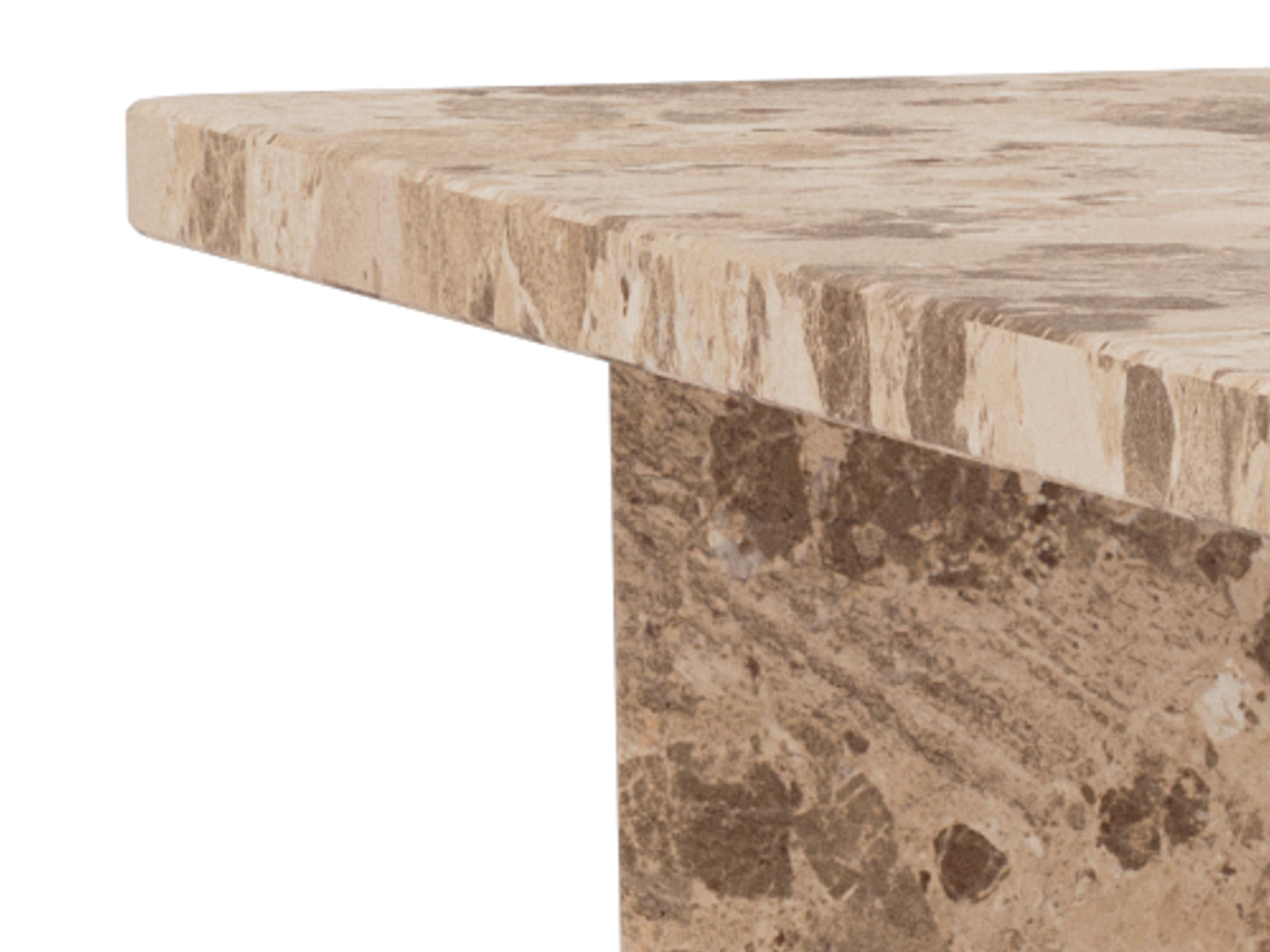 Mesa de centro Norsica 971 (Castanho claro)