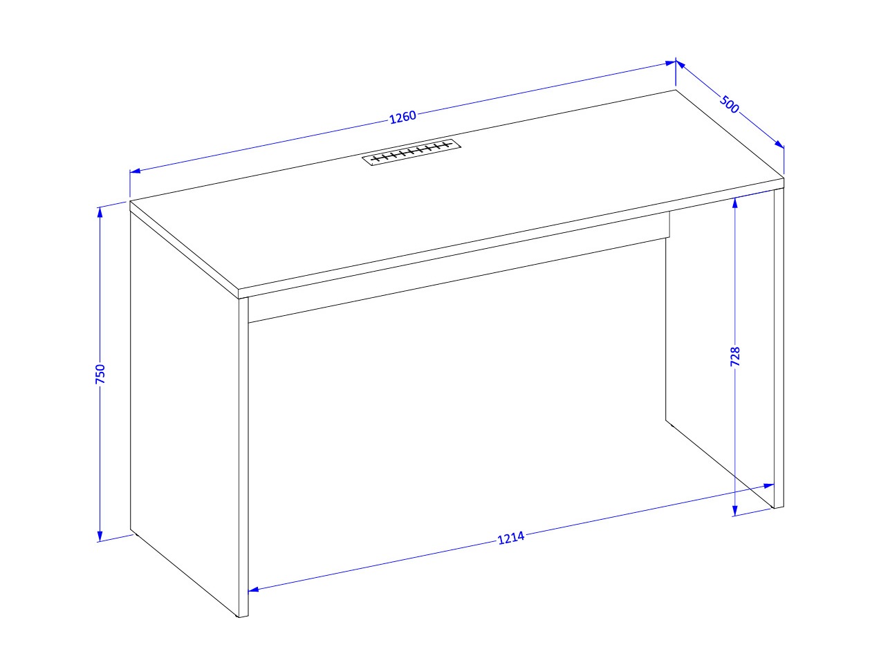 Mesa de escritório Nolcala 103
