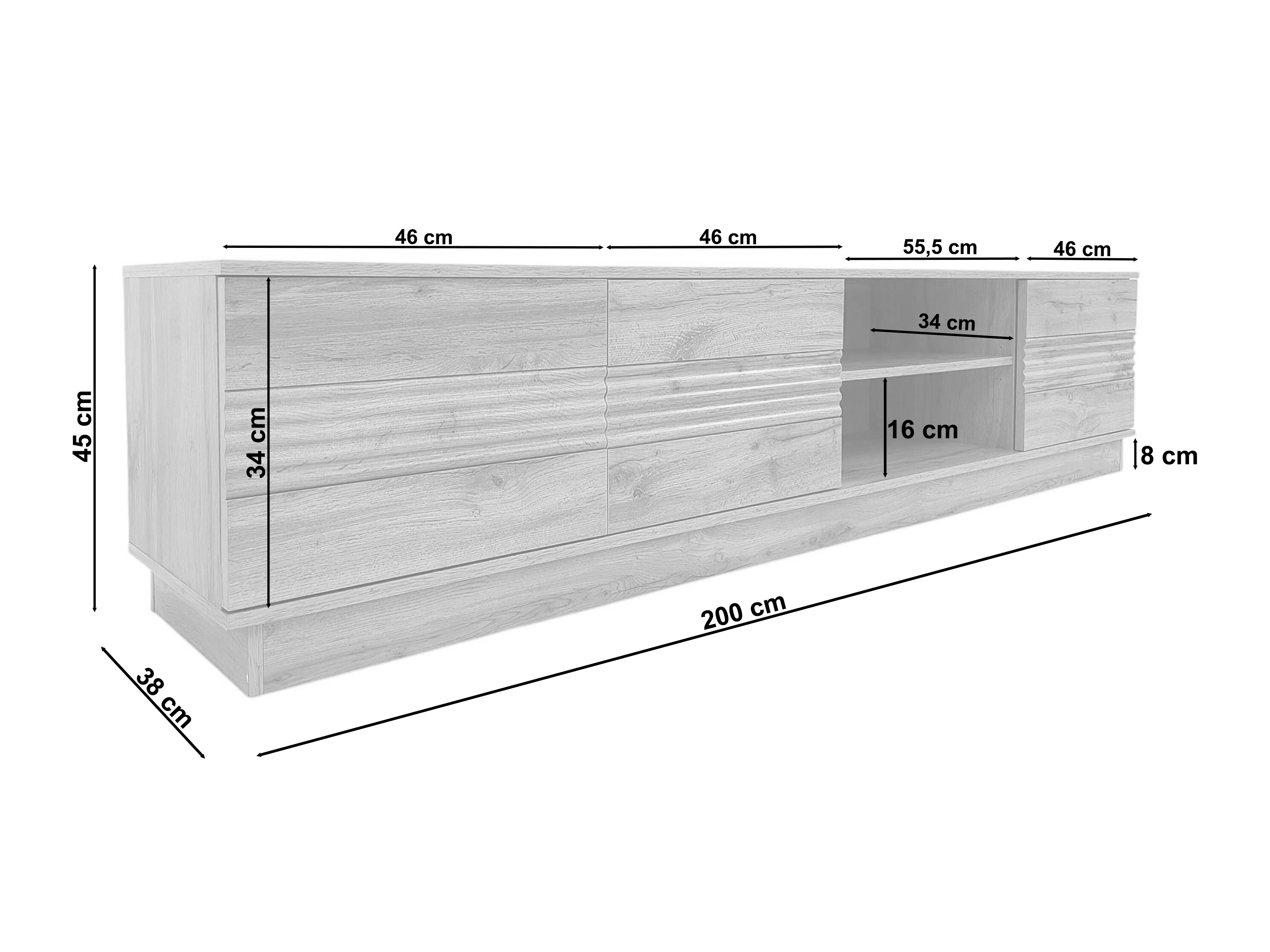 Móvel de TV Denton 1526 (Branco)