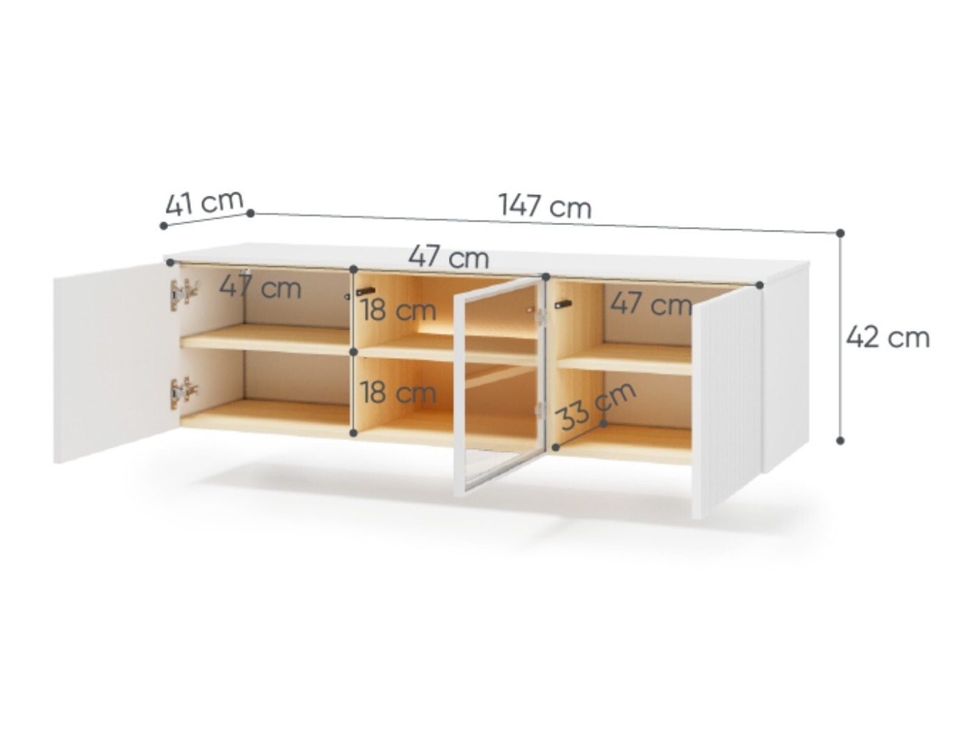 Móvel de TV Mirbelo 108