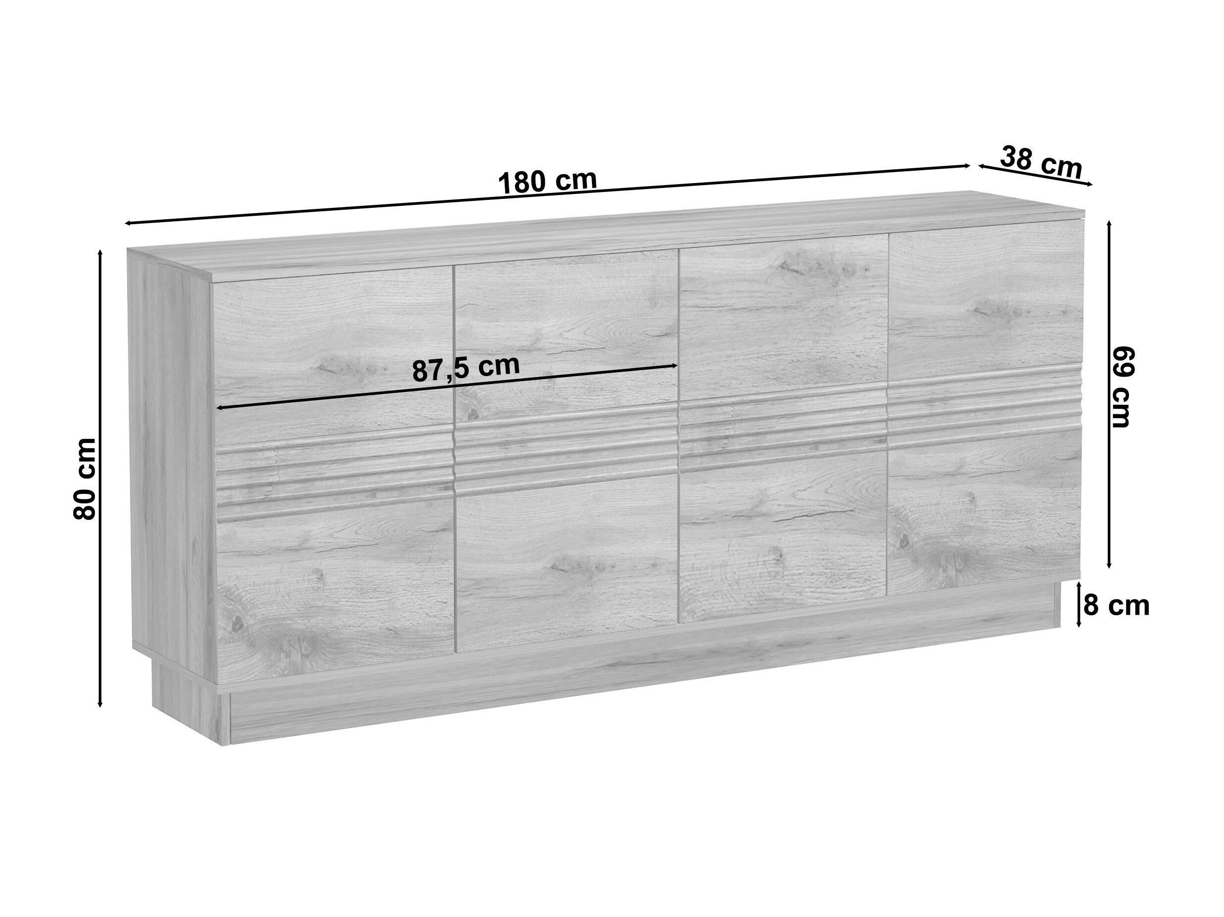 Aparador Denton 1527 (Branco)