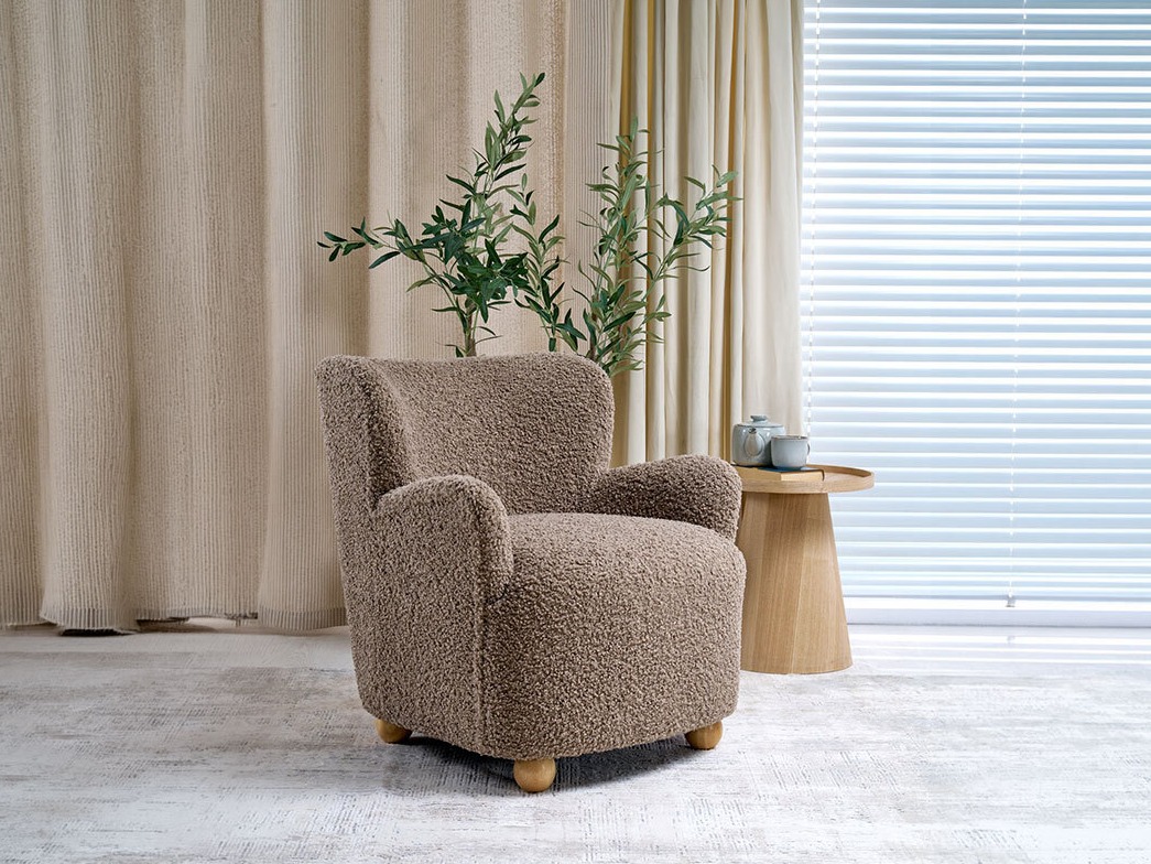 Poltrona Houston 2097 (Castanho claro)