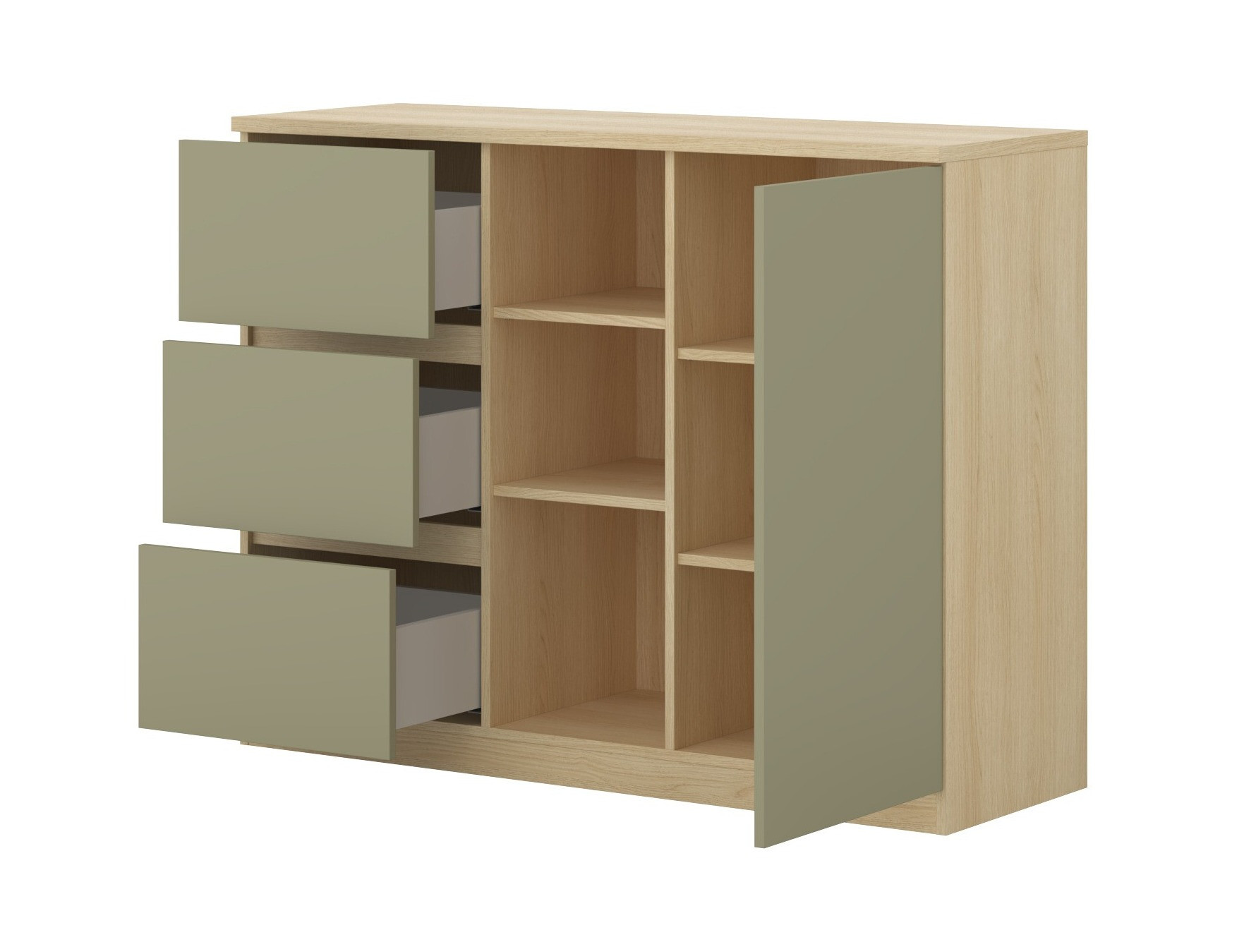 Cómoda Nolcala 109 (Carvalho + Eucalipto)