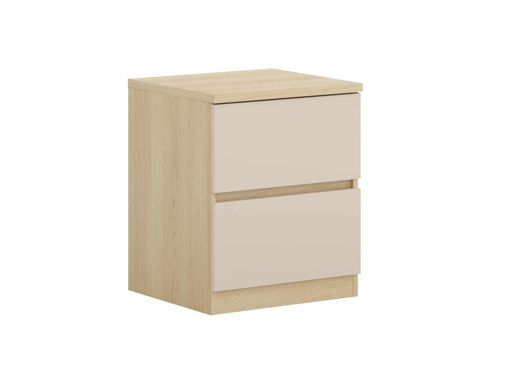 Mesa de cabeceira Nolcala 108 (Carvalho + Bege)