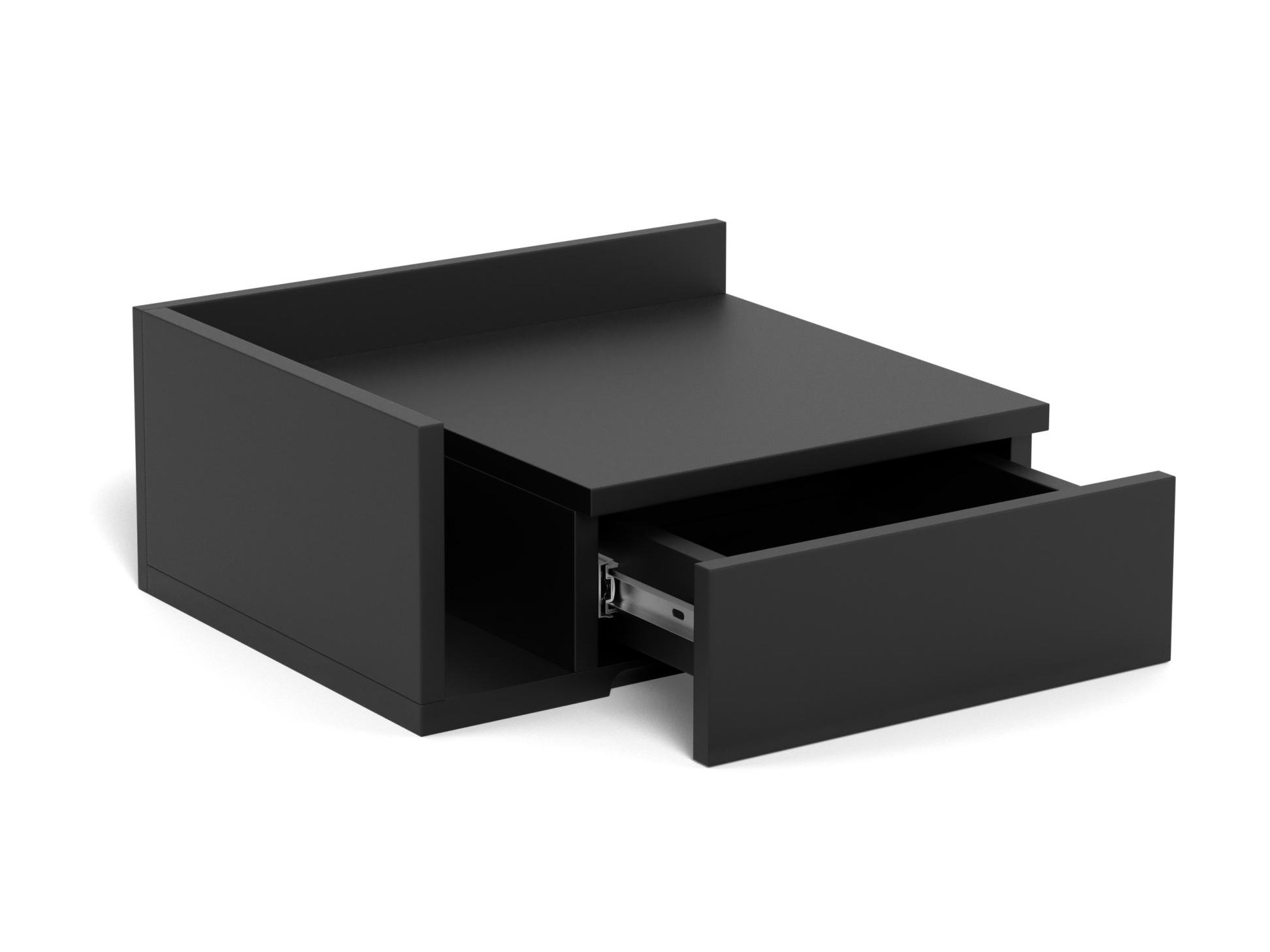 Mesa de cabeceira Norsica 969 (Preto)