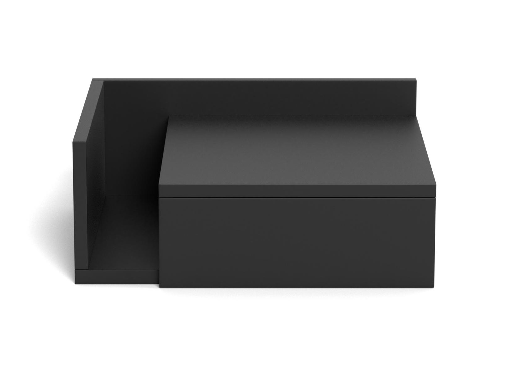 Mesa de cabeceira Norsica 969 (Preto)