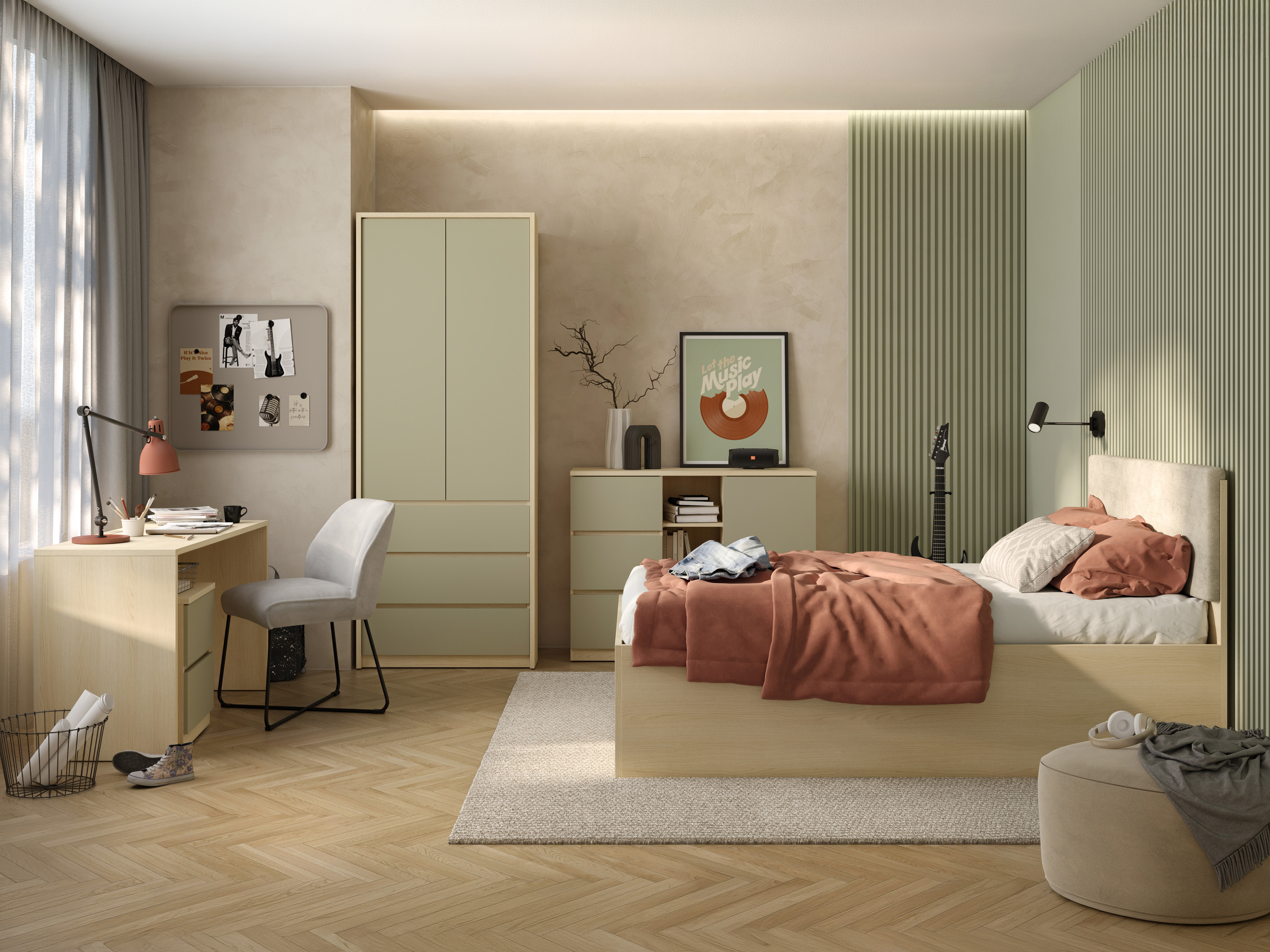 Cómoda Nolcala 109 (Carvalho + Eucalipto)