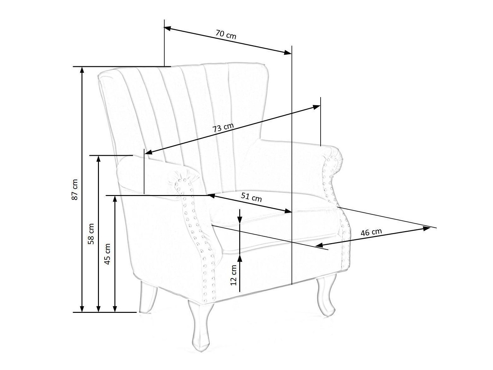 Poltrona Houston 1105 (Cinzento)