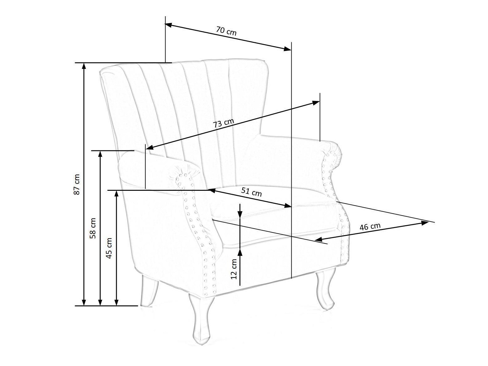 Poltrona Houston 1105 (Verde escuro)