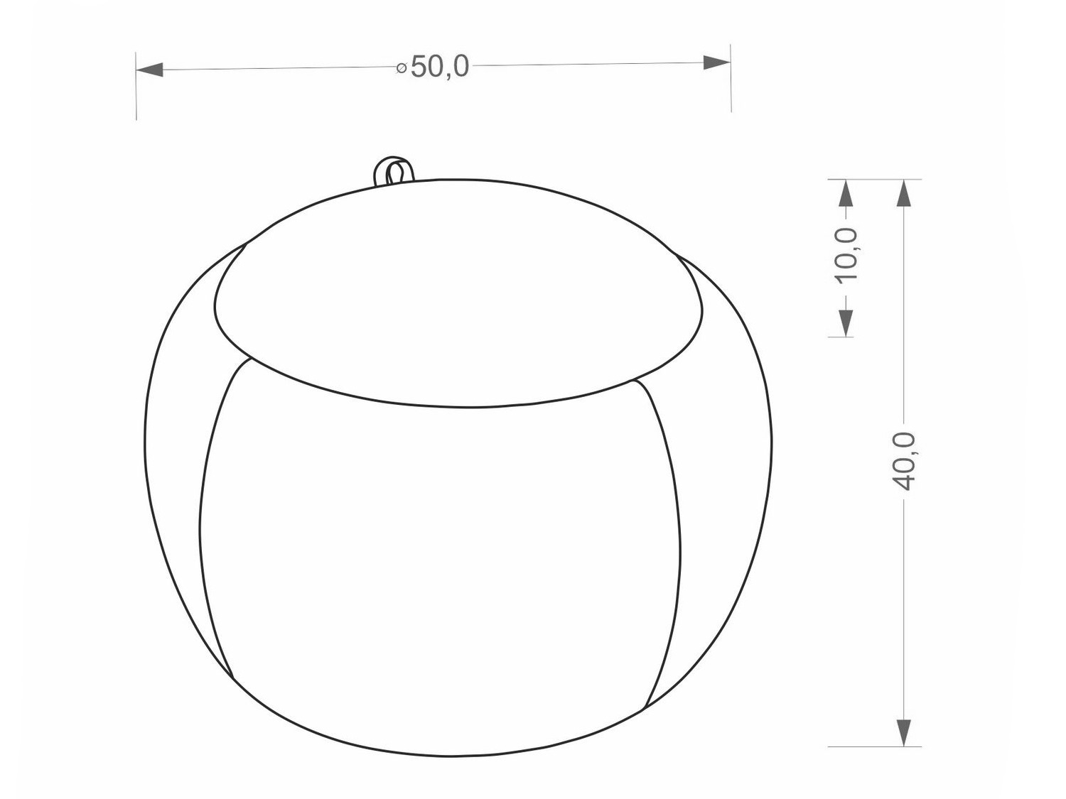 Pufe Houston 2108 (Bege)