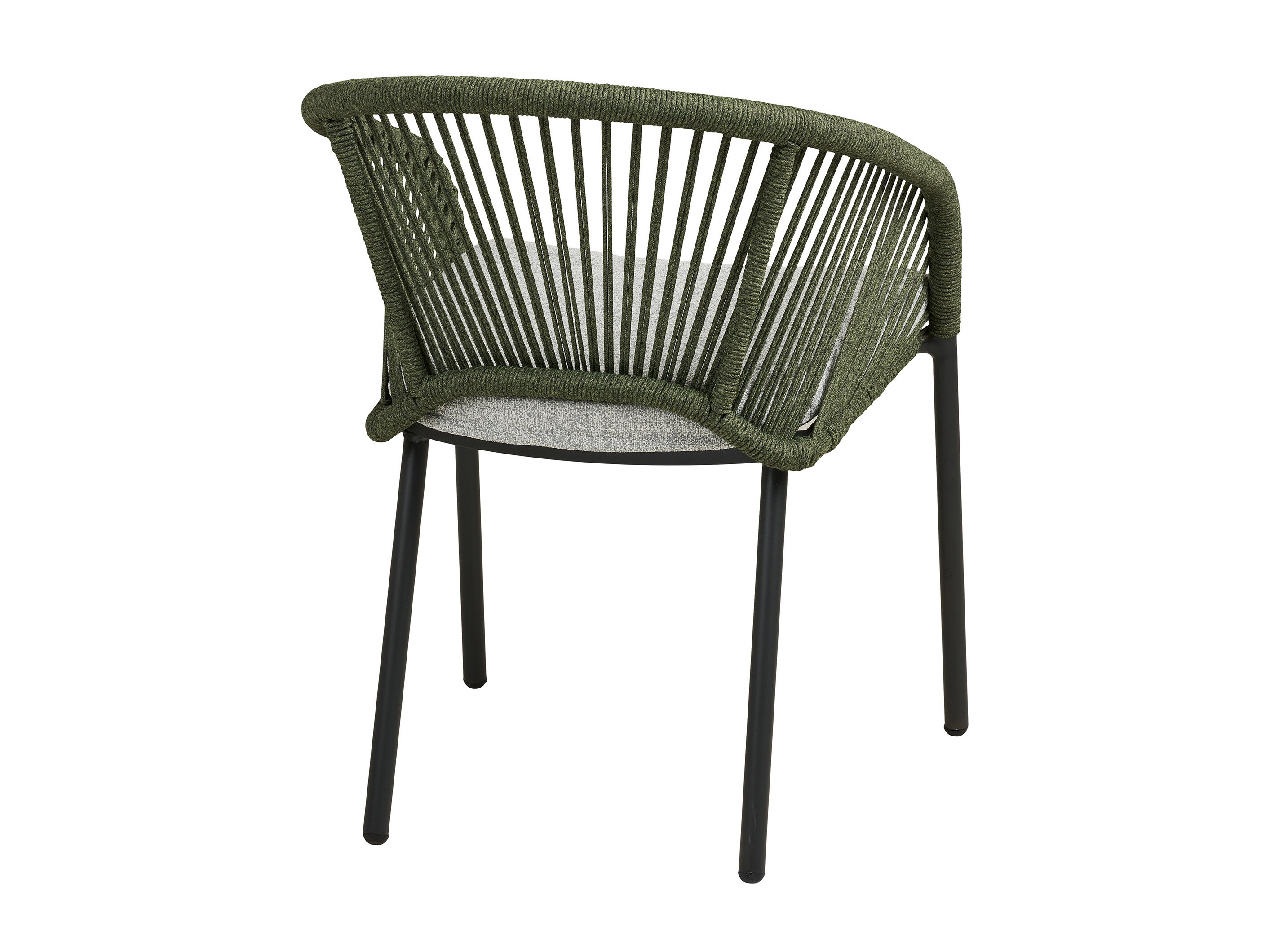 Cadeira para o exterior Brea 297 (Cinzento + Verde + Preto)