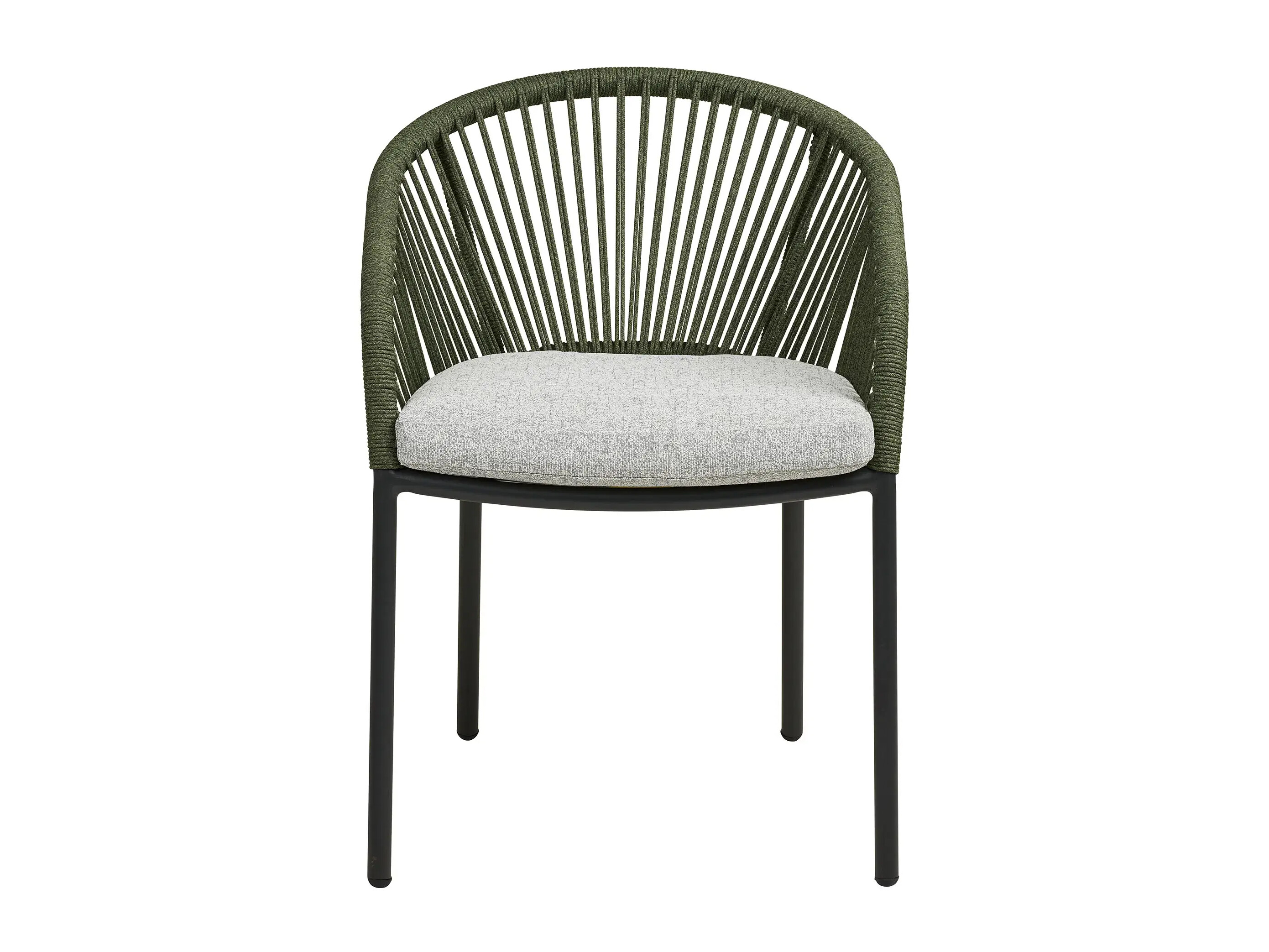 Cadeira para o exterior Brea 297 (Cinzento + Verde + Preto)