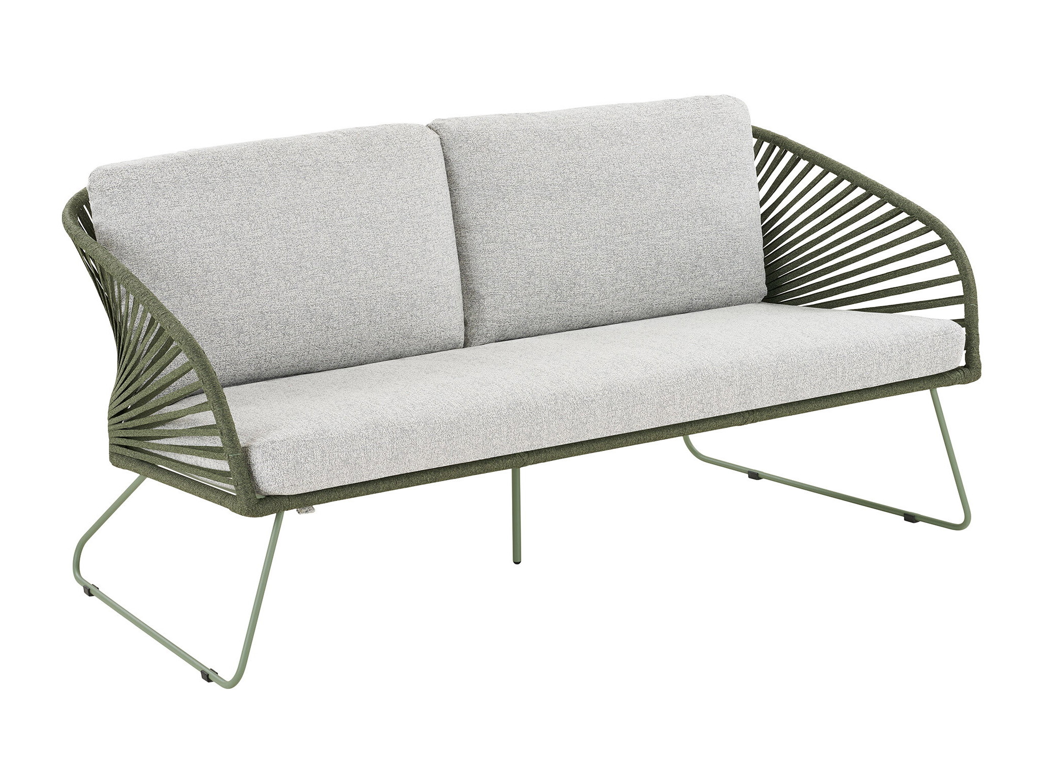 Conjunto de mobiliário para o exterior Brea 298 (Cinzento + Verde)