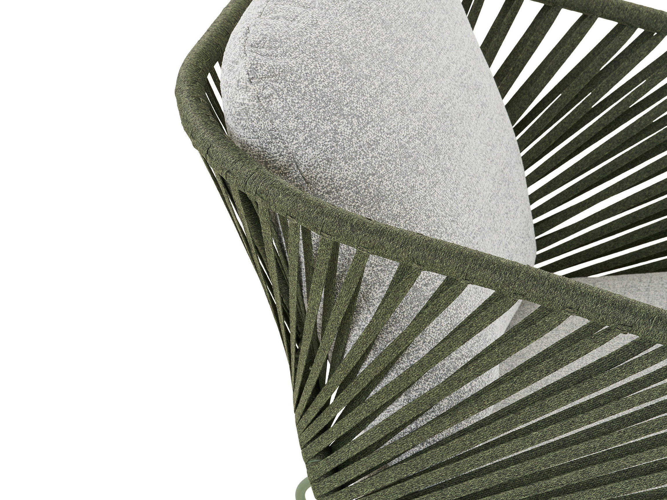 Conjunto de mobiliário para o exterior Brea 298 (Cinzento + Verde)