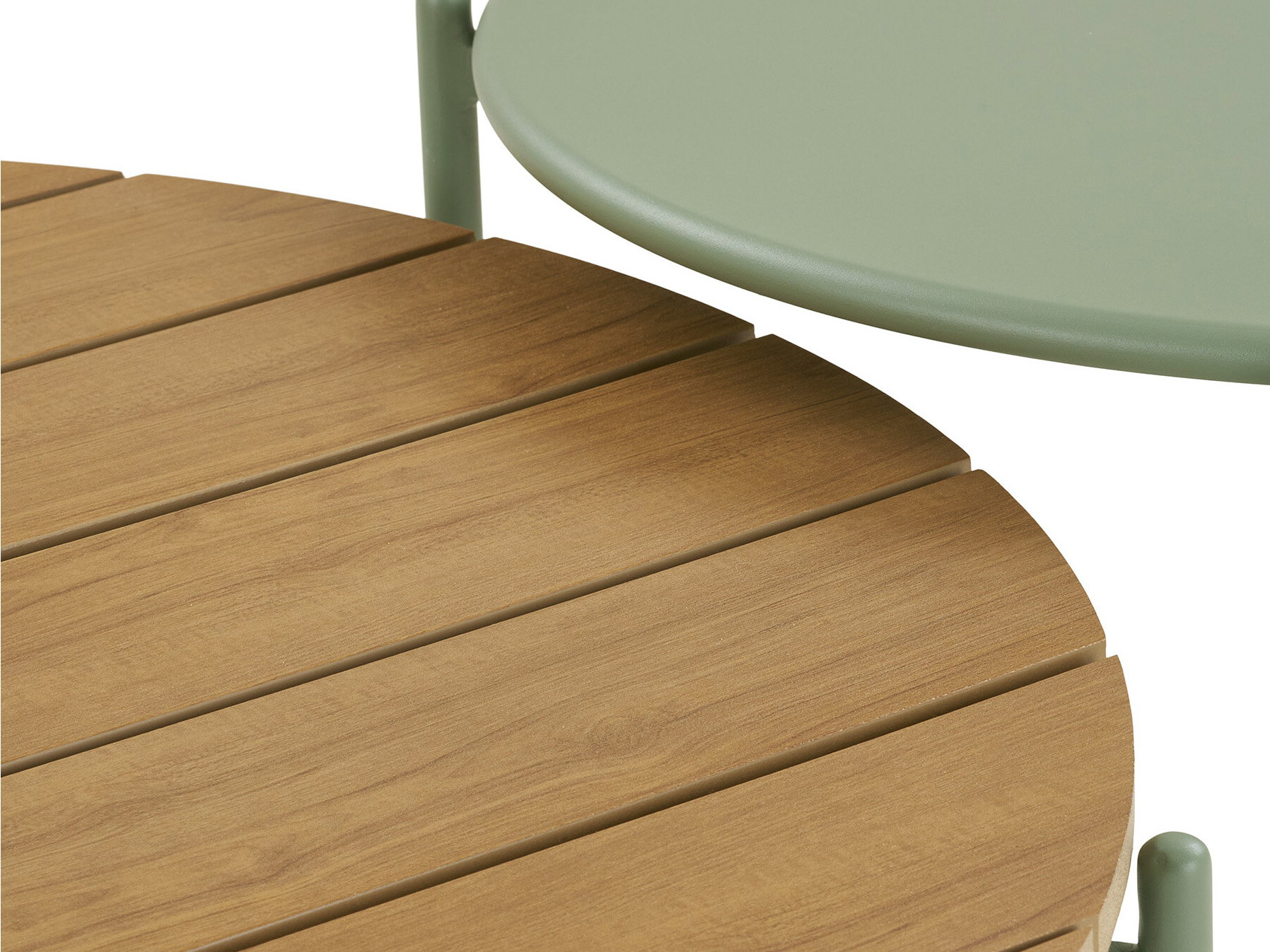 Conjunto de mobiliário para o exterior Brea 298 (Cinzento + Verde)