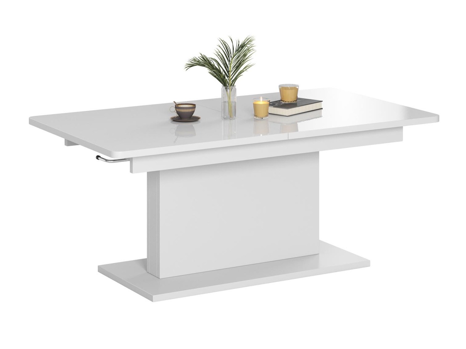 Mesa de centro extensível Houston 1253 (Mate branco)