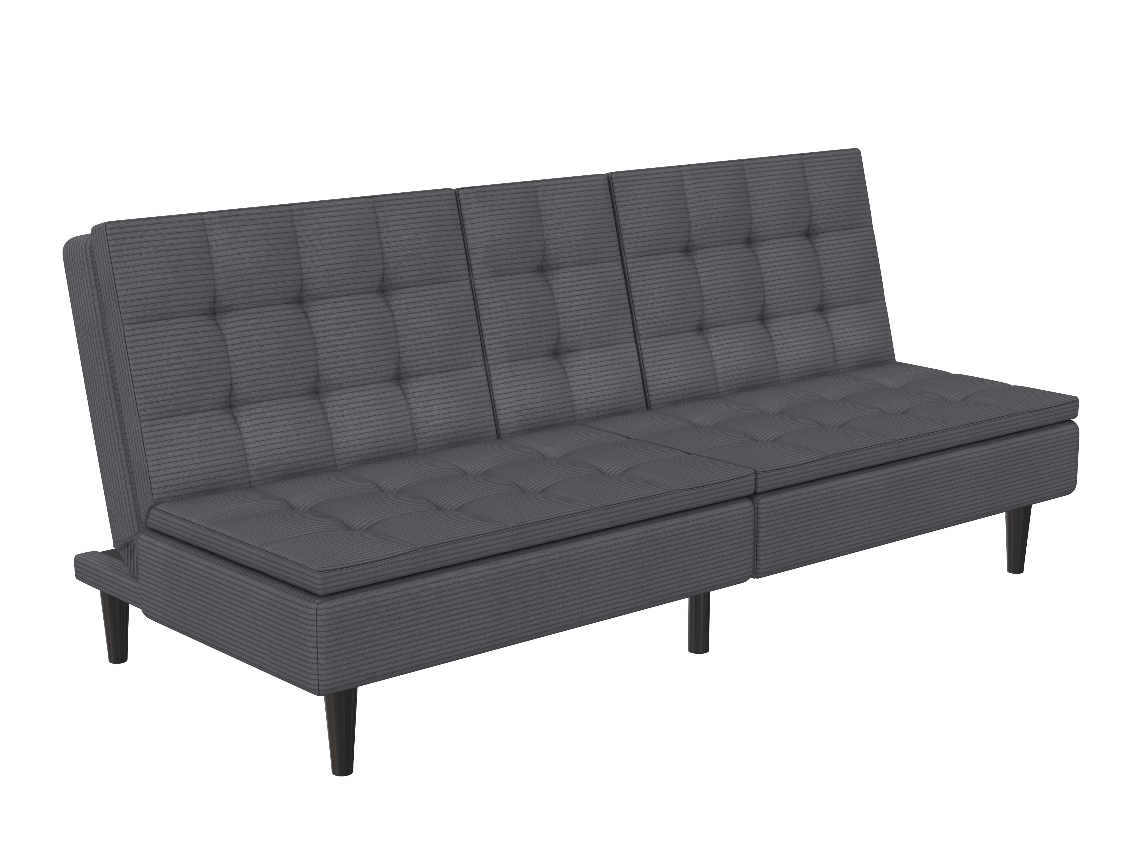 Sofá-cama Tulsa 683 (Antracite)