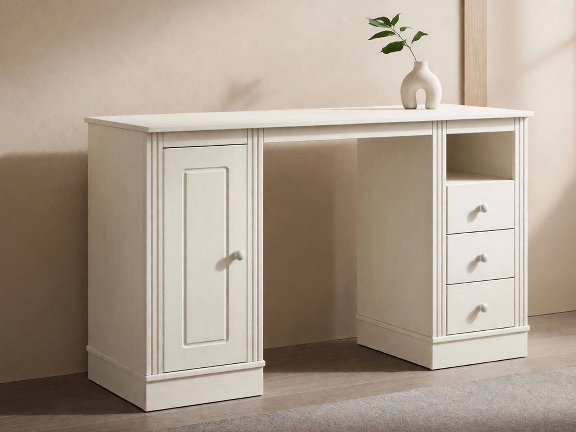 Mesa de escritório Saltoro 136 (Branco)