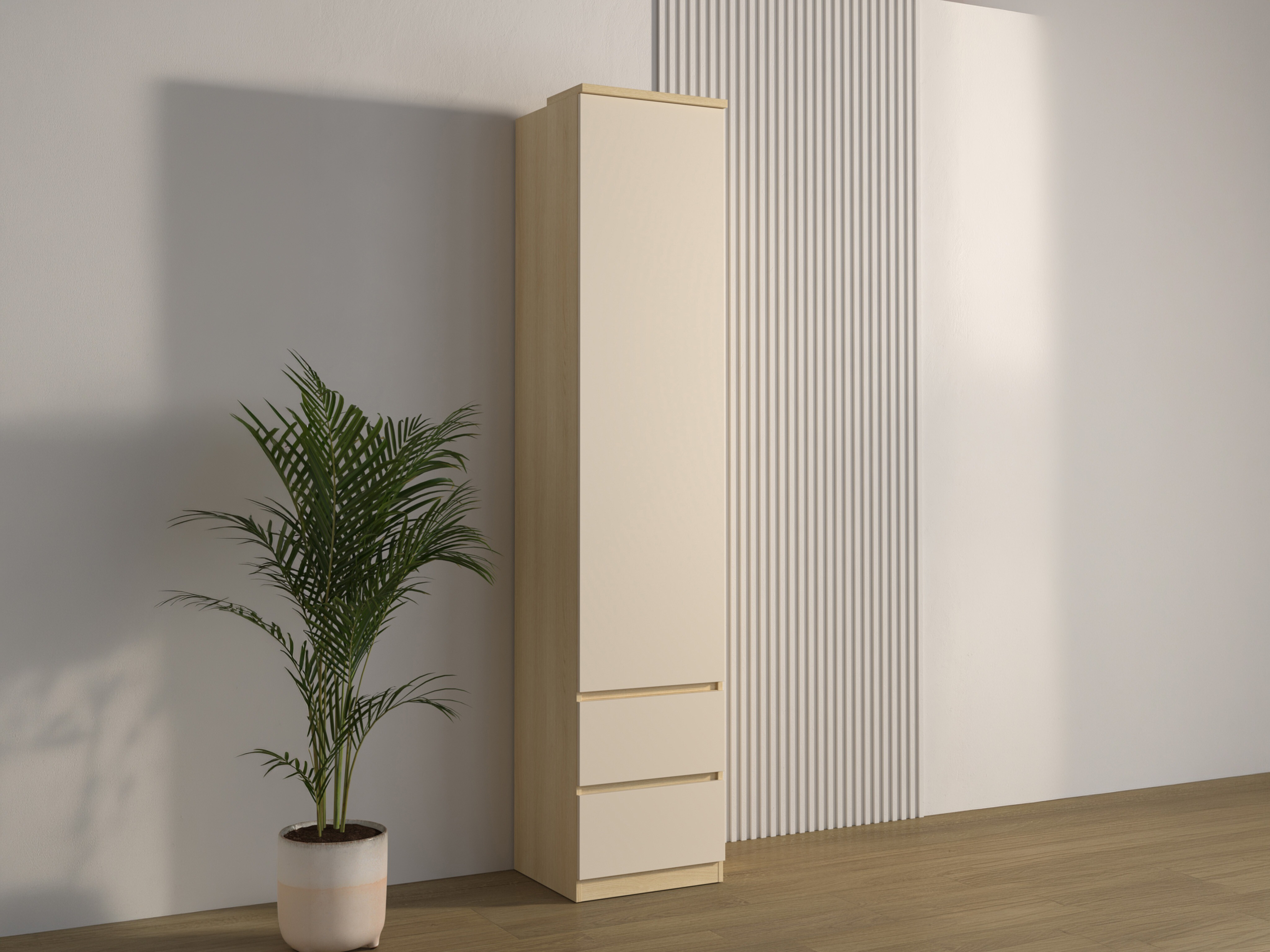 Estante Nolcala 115 (Carvalho + Bege)