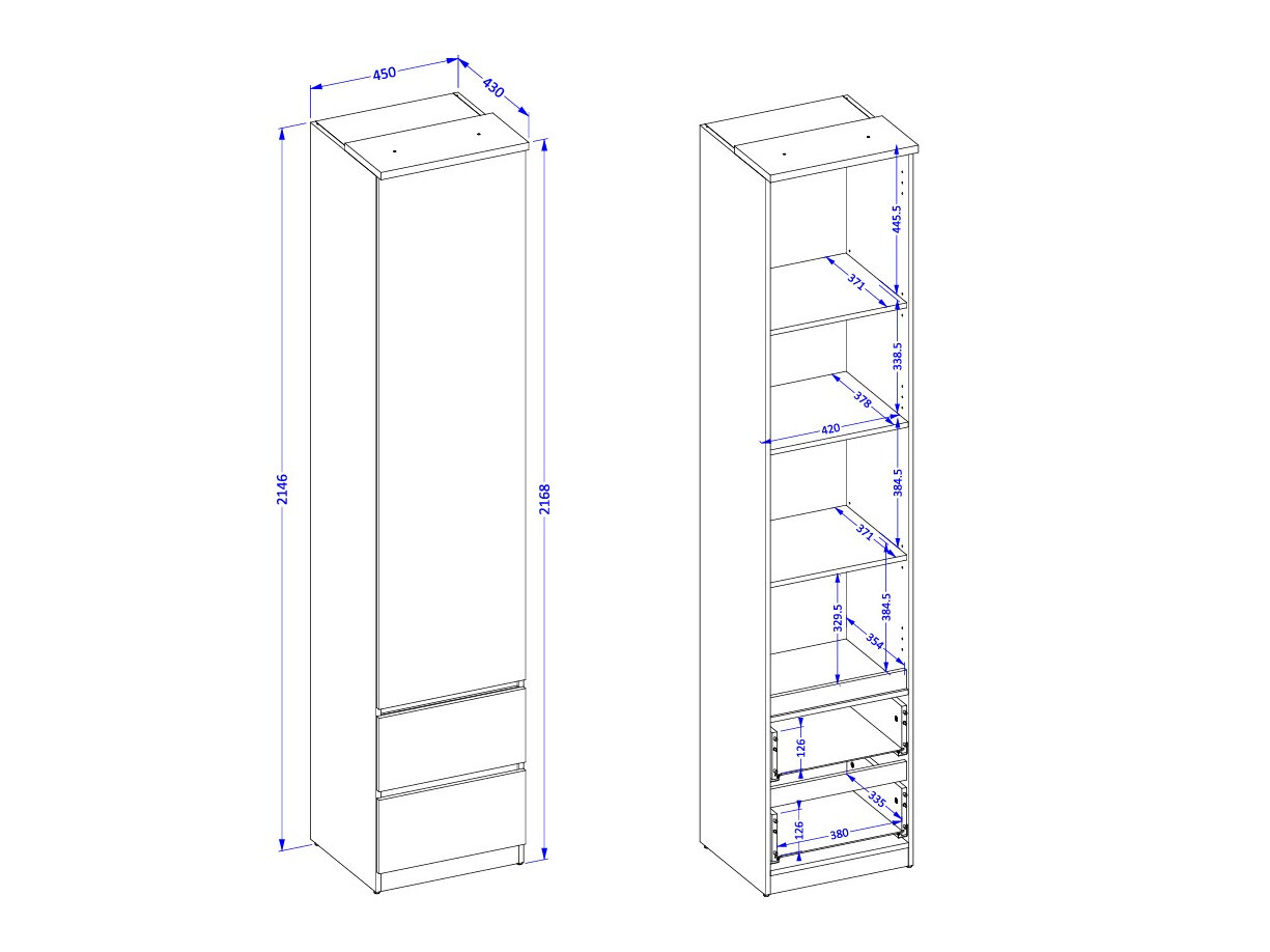 Estante Nolcala 115 (Carvalho + Bege)