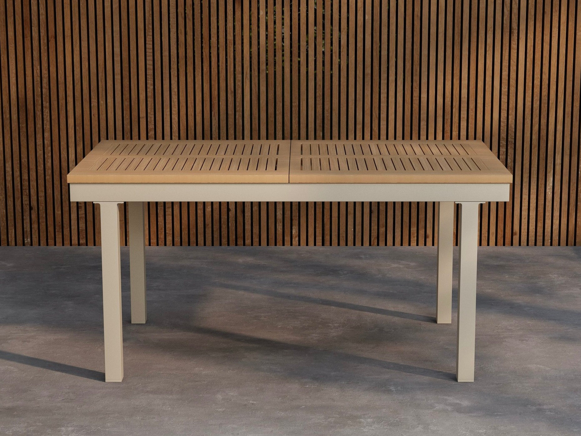 Mesa para o exterior Dallas 809 (Teca + Bege)