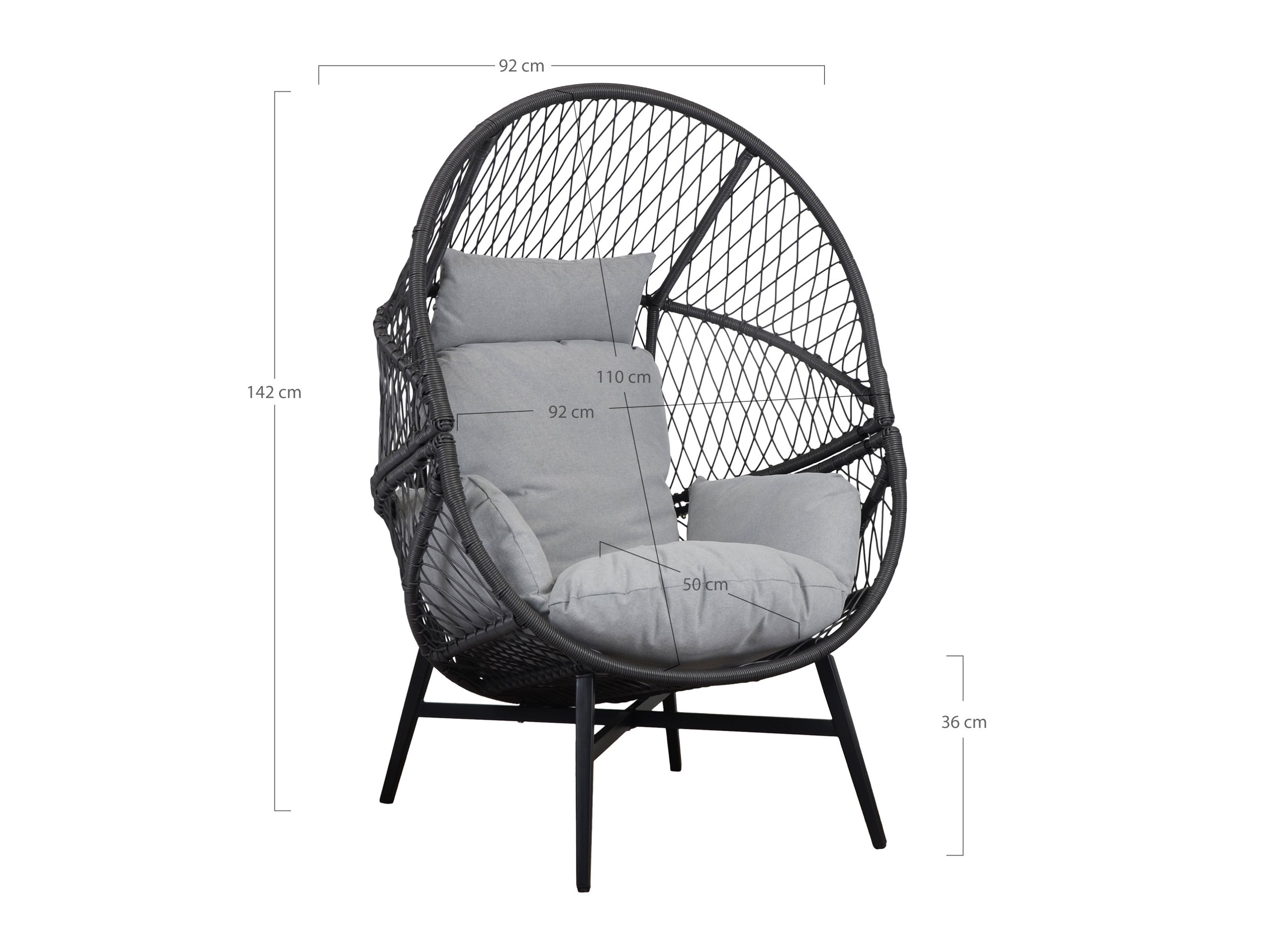 Poltrona para o exterior Brea 306