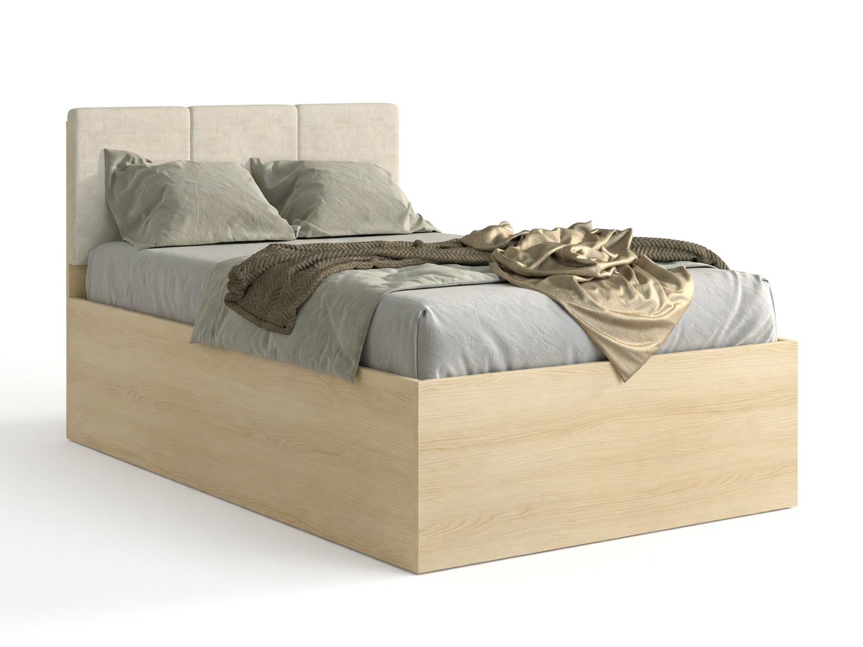 Conjunto de mobiliário Nolcala 121 (Carvalho + Bege)