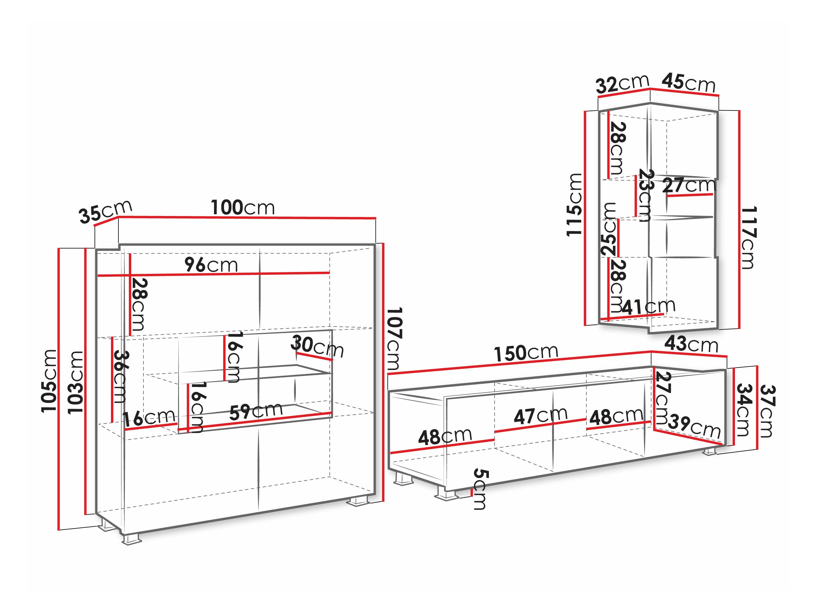 Conjunto para sala de estar SP6720
