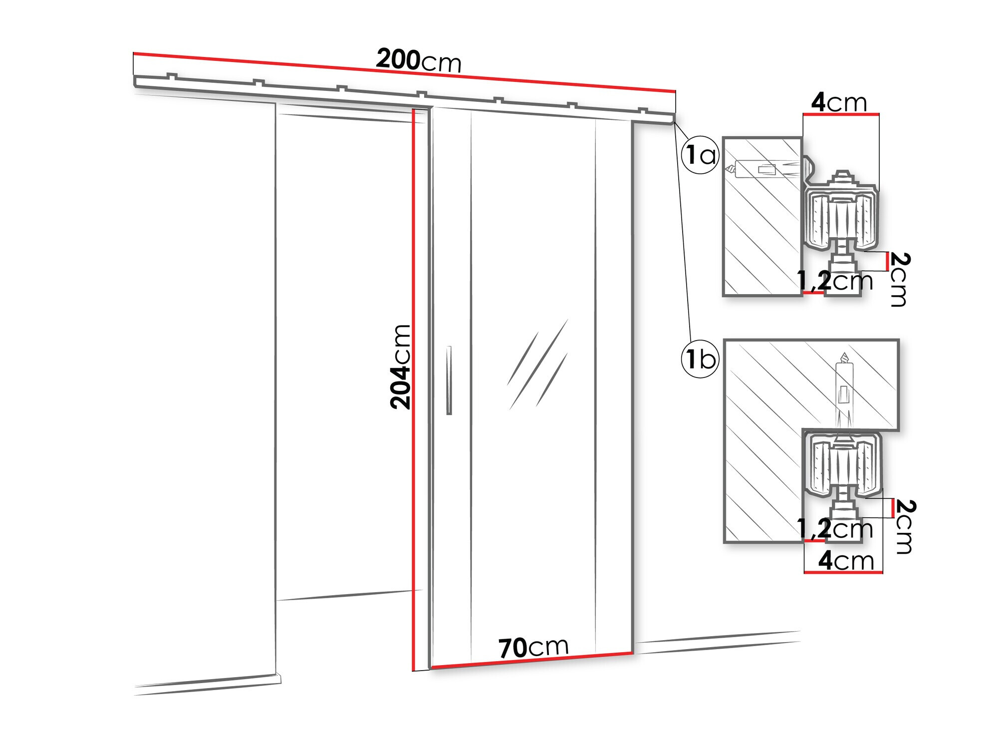 Porta de correr SP6722
