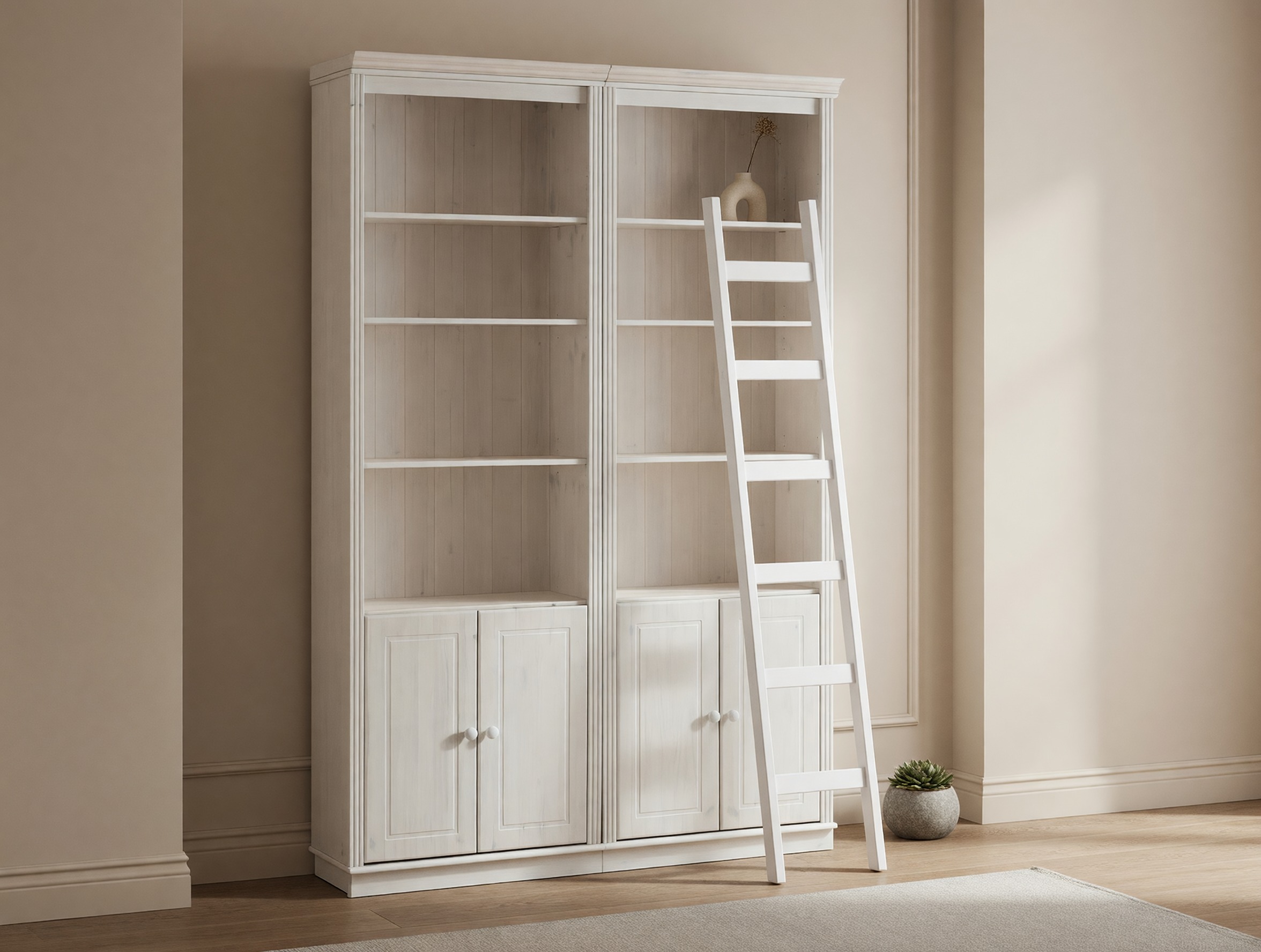 Conjunto de estante Saltoro 118 (Branco)