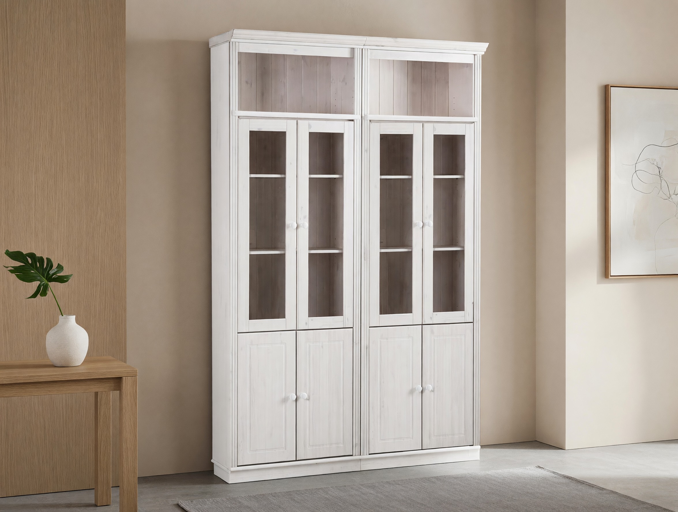 Conjunto de estante Saltoro 119 (Branco)