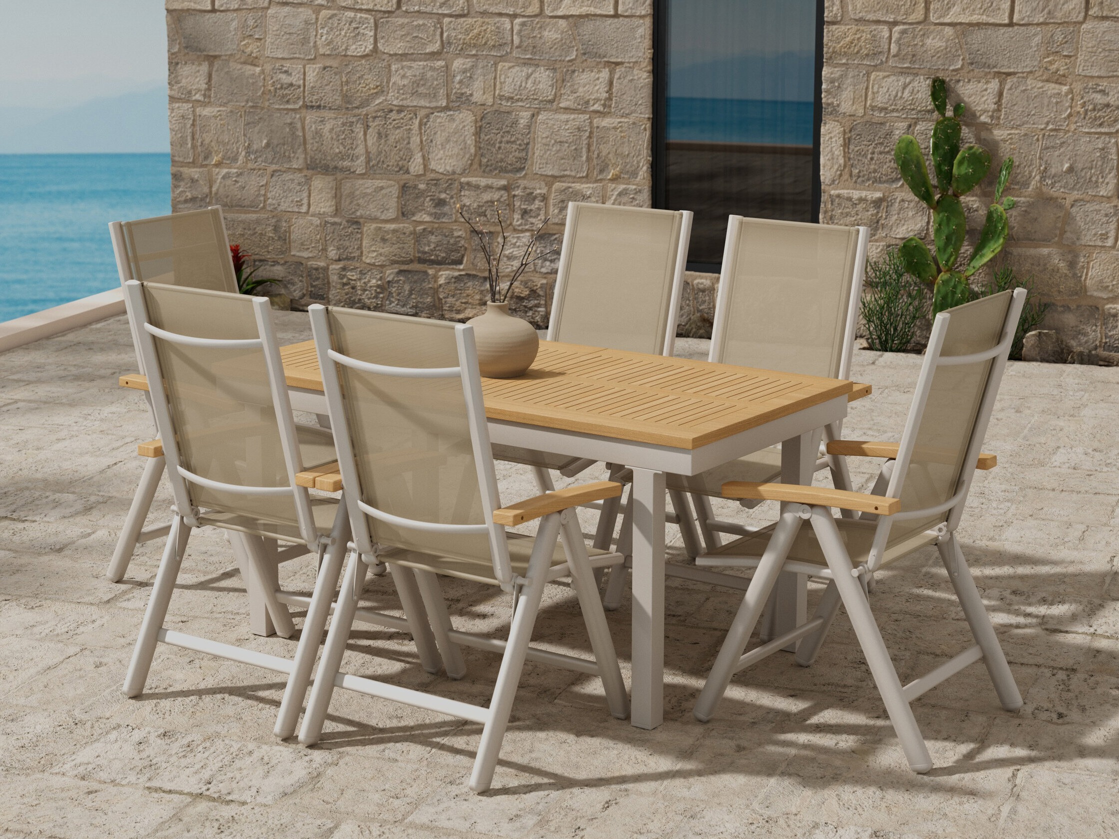 Conjunto de mesa e cadeiras Dallas 5204