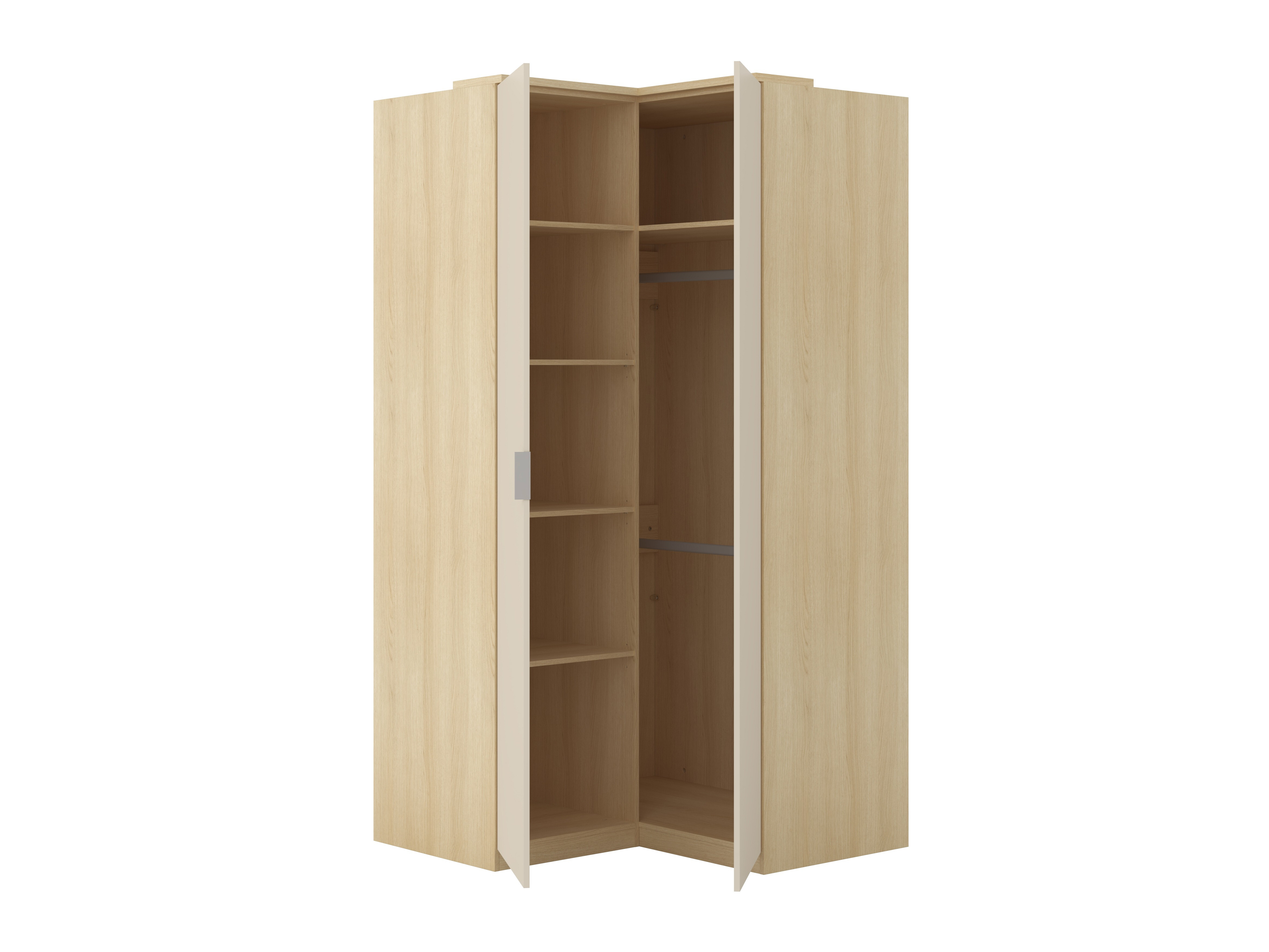 Conjunto de mobiliário Nolcala 121 (Carvalho + Bege)