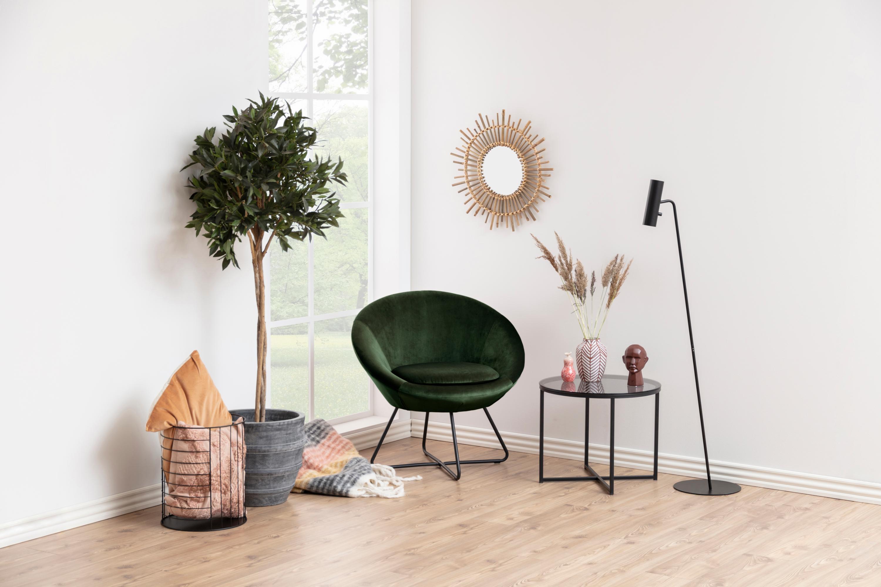 Poltrona Norsica 245 (Verde escuro + Preto)