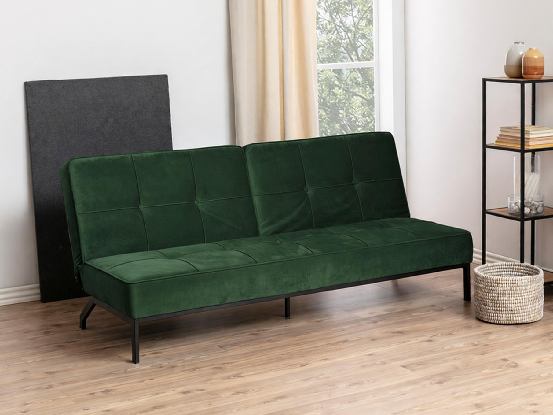 Sofá-cama Norsica 243 (Verde)