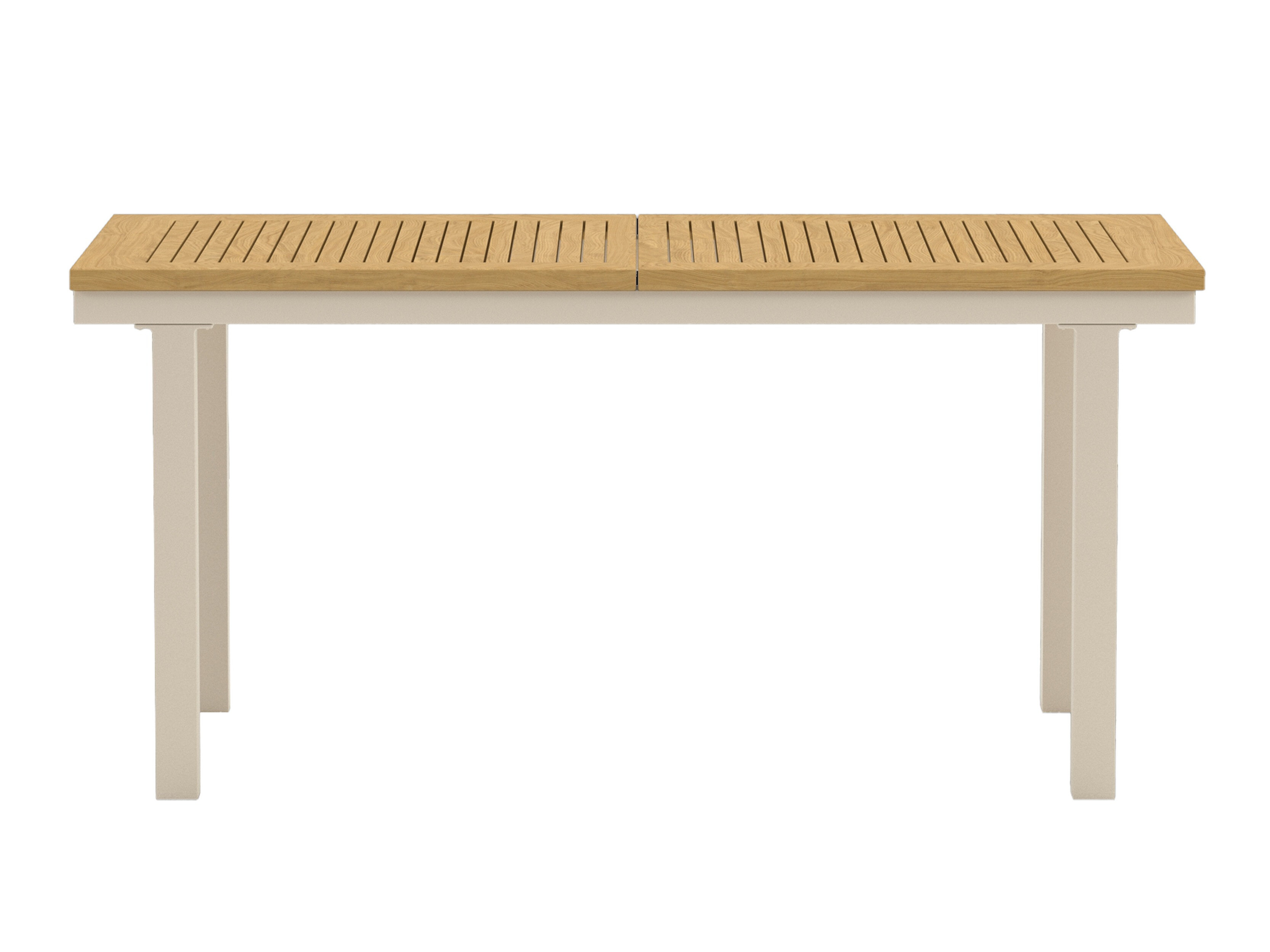 Conjunto de mesa e cadeiras Dallas 5203 (Teca + Bege)