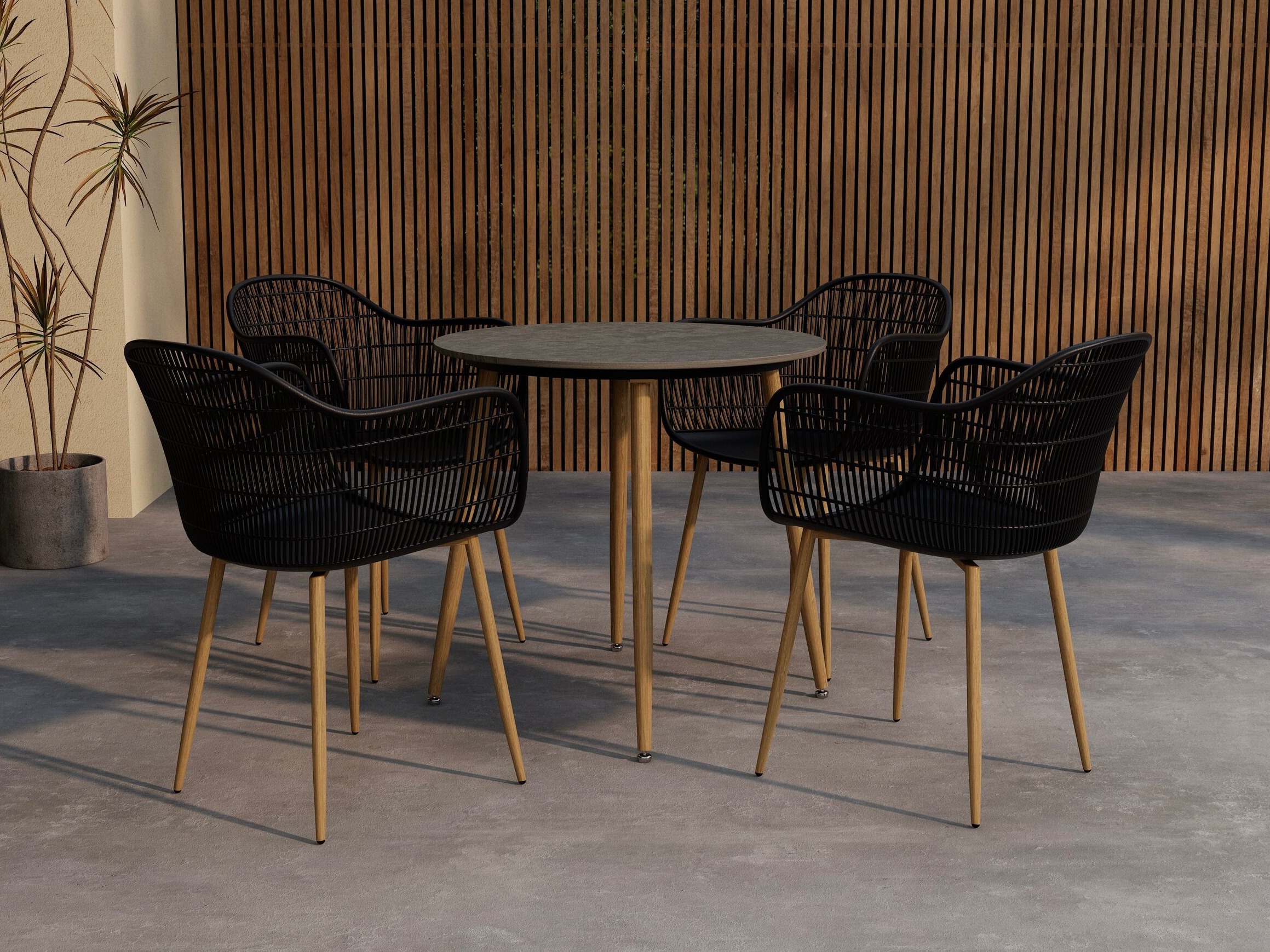 Conjunto de mesa e cadeiras Dallas 5221