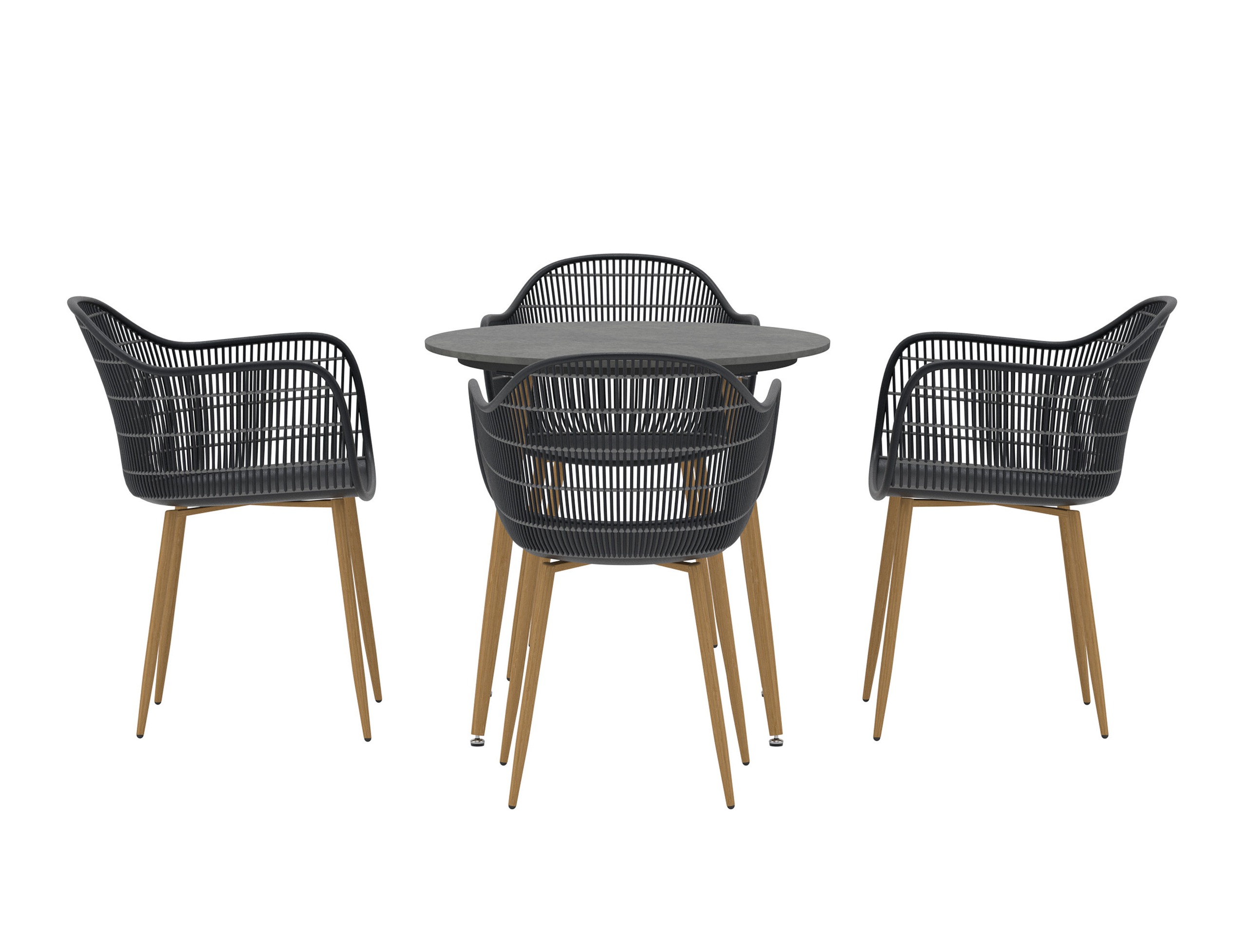 Conjunto de mesa e cadeiras Dallas 5221