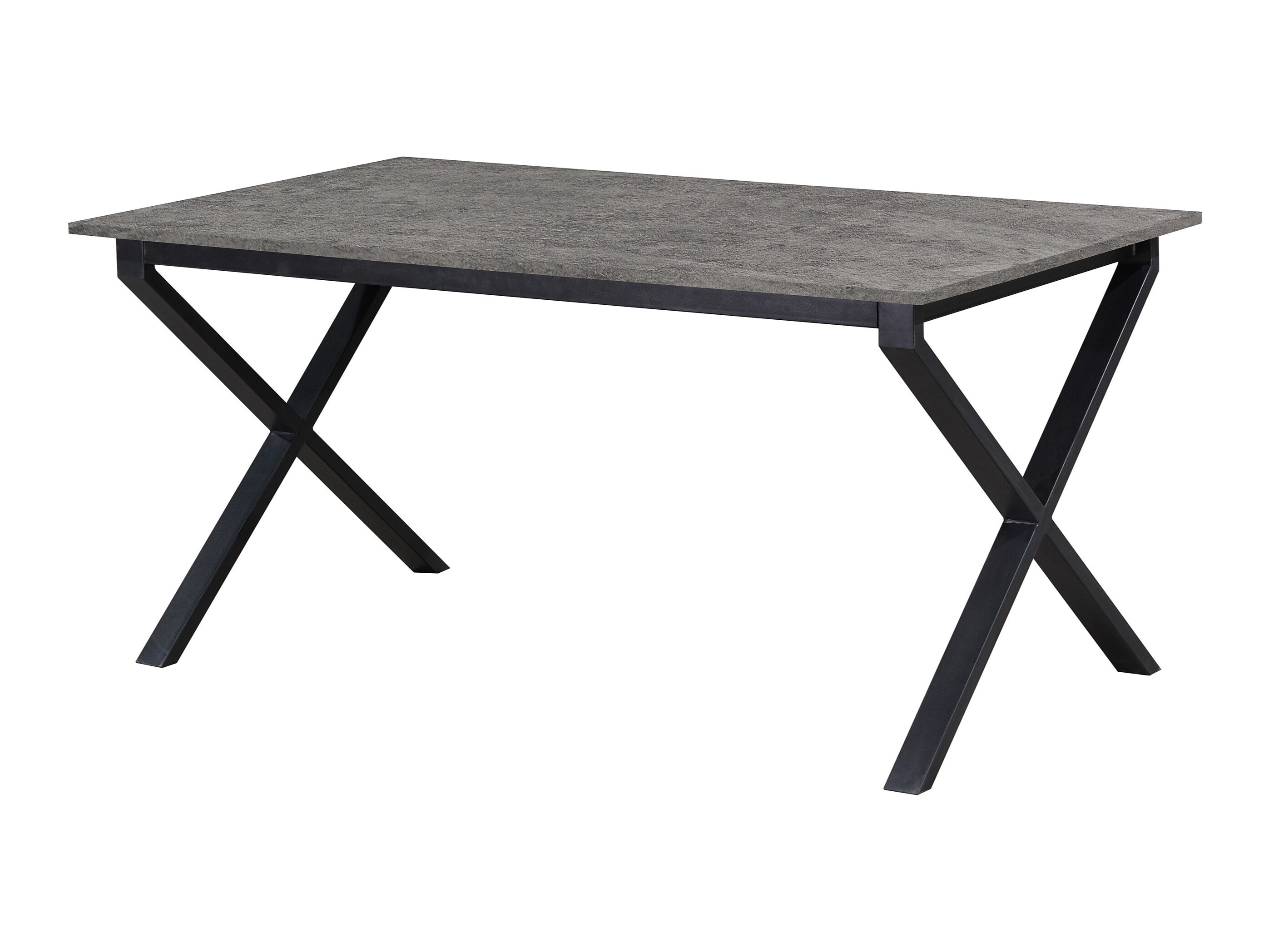 Mesa Denton 1555 (Preto + Cimento)