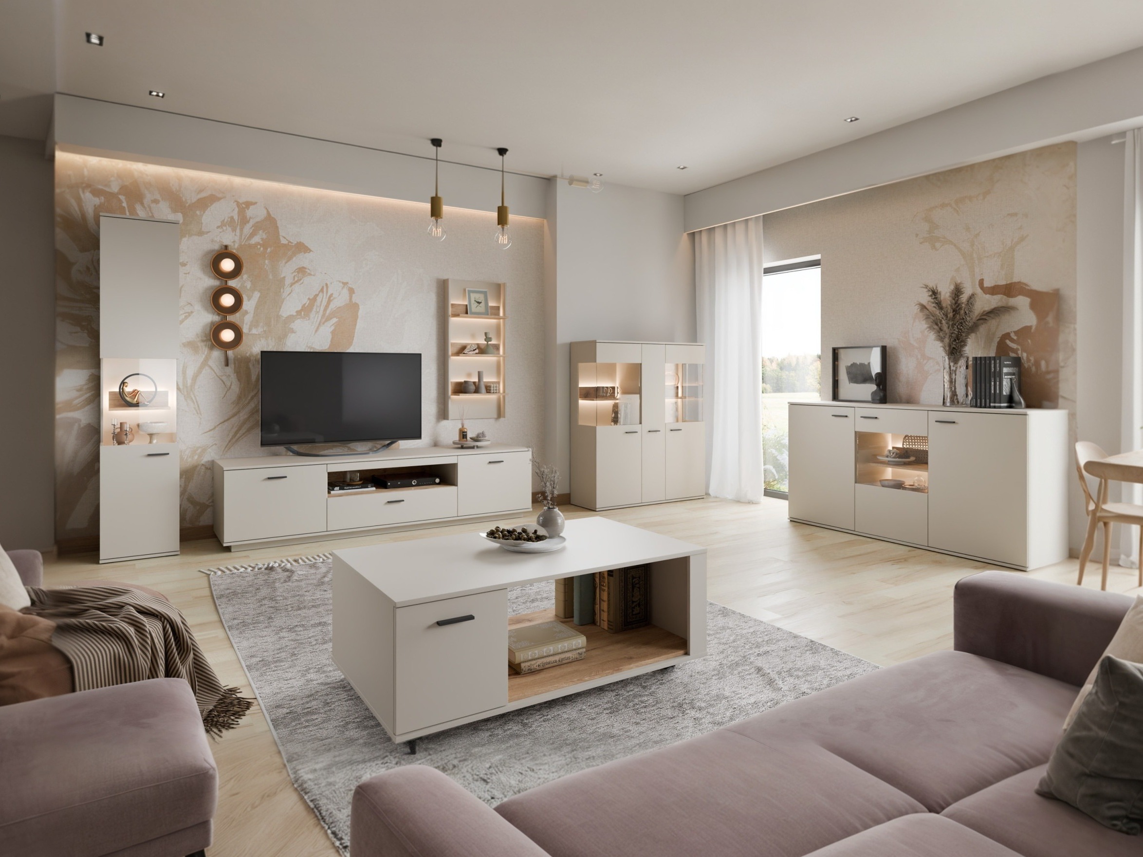 Estante de parede Tencati 104