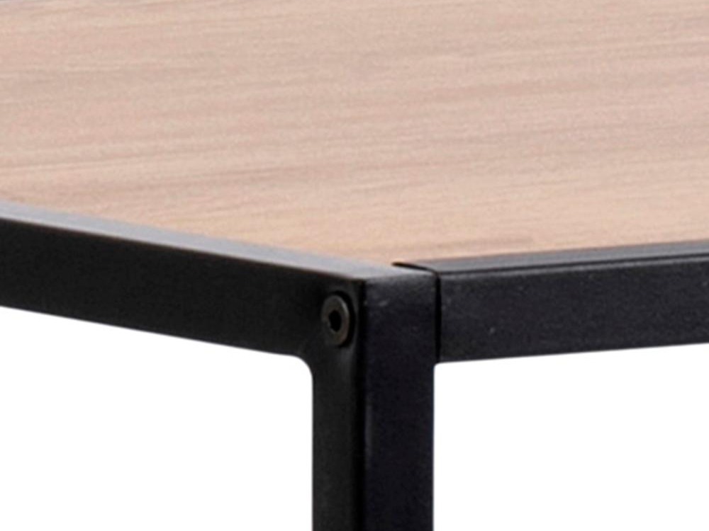 Mesa de bar Norsica Sevferi 162 (Preto + Carvalho selvagem)