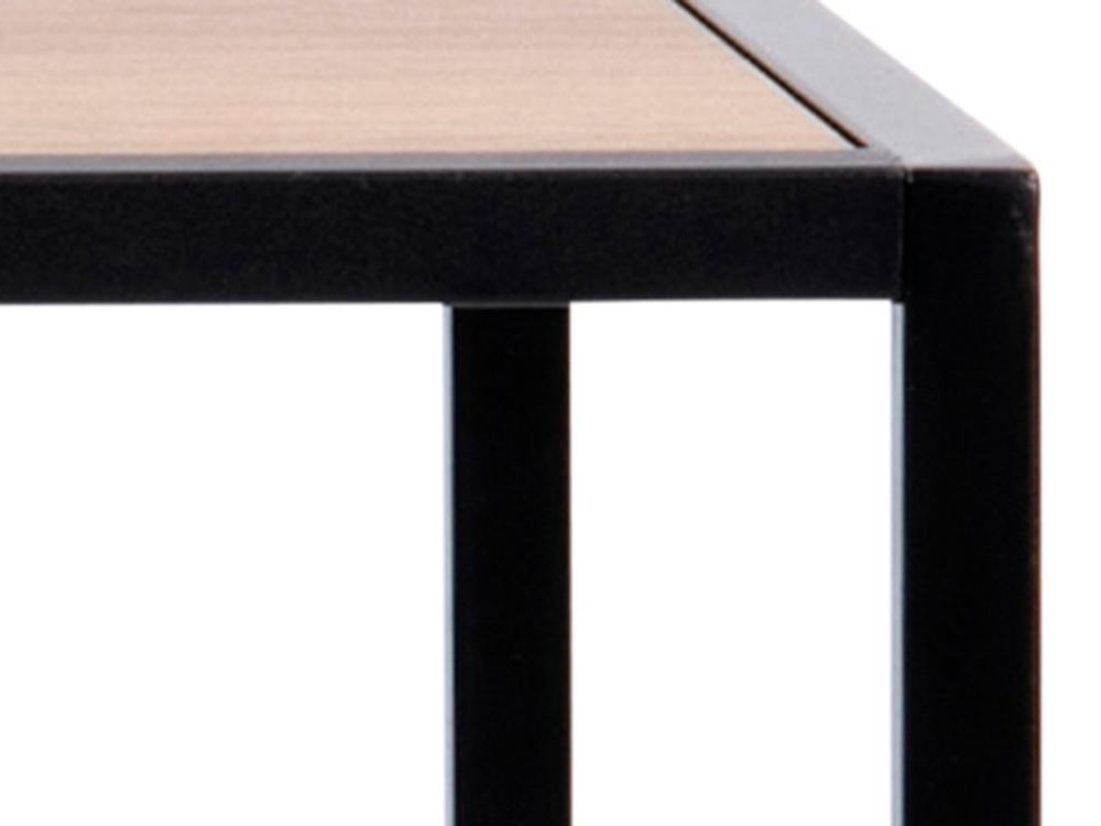 Mesa de bar Norsica Sevferi 162 (Preto + Carvalho selvagem)