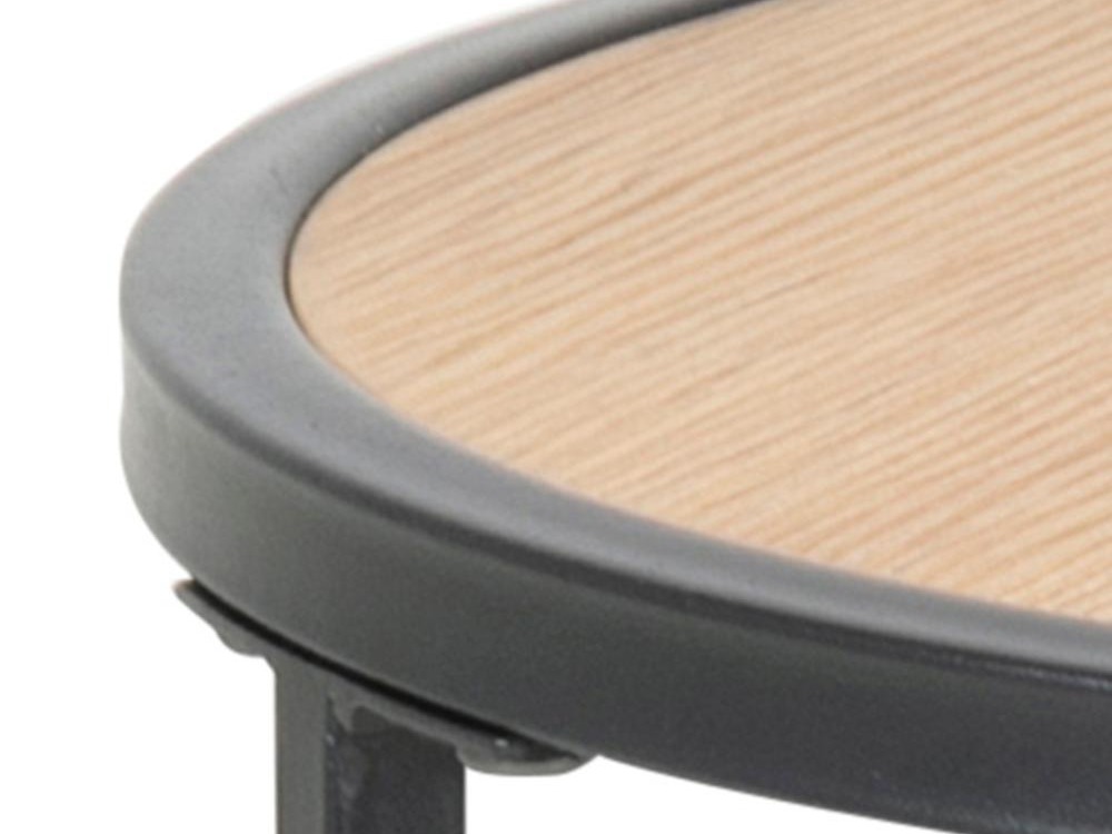 Mesa de apoio Norsica Sevferi 118 (Carvalho selvagem + Preto)