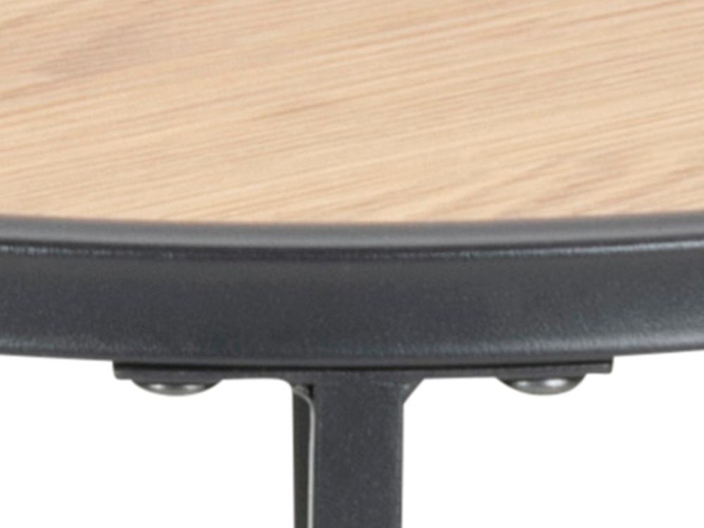 Mesa de apoio Norsica Sevferi 118 (Carvalho selvagem + Preto)