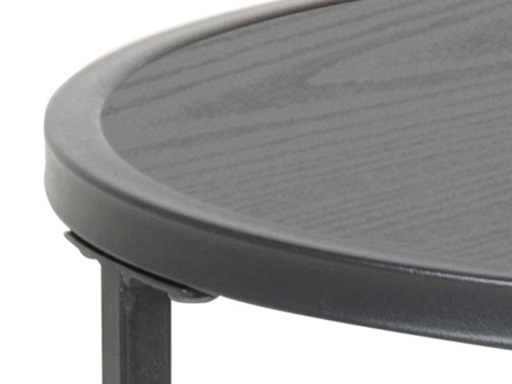 Mesa de apoio Norsica Sevferi 118 (Cinza preta + Preto)