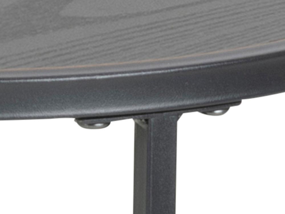 Mesa de apoio Norsica Sevferi 118 (Cinza preta + Preto)