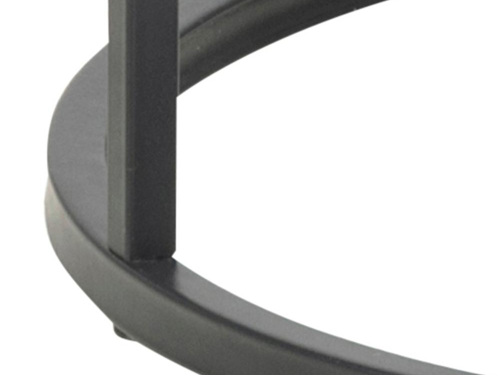 Mesa de apoio Norsica Sevferi 118 (Cinza preta + Preto)