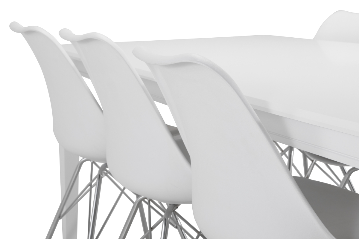 Conjunto para refeições Scandinavian Choice 602 (Branco + Prata)