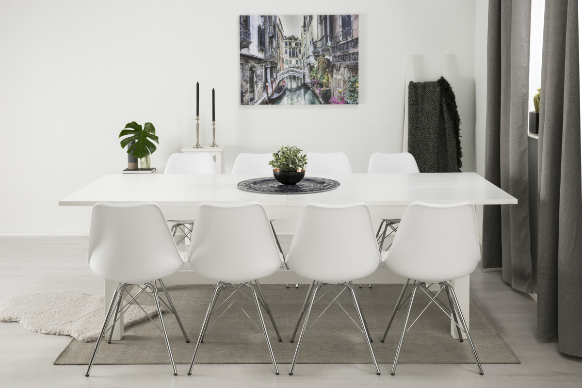 Conjunto para refeições Scandinavian Choice 633 (Branco + Prata)