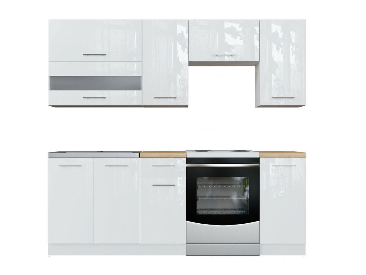 Conjunto de cozinha modular Tiffa White 117